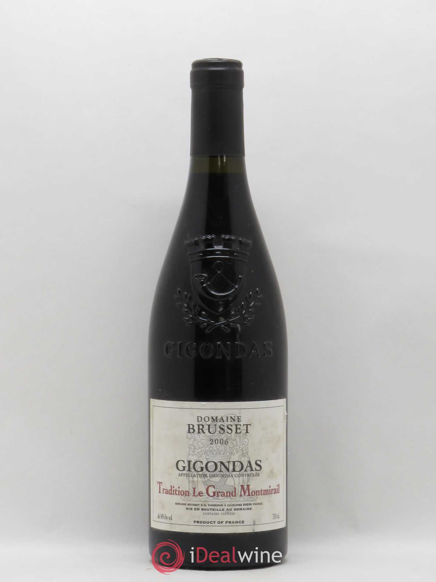 Gigondas Le Grand Montmirail Tradition Domaine Brusset (sans prix de réserve) 2006 - Posten von 1 Flasche - 0