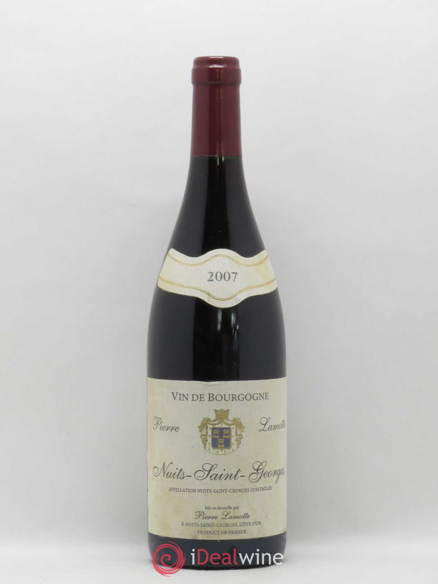 Nuits-Saint-Georges Pierre Lamotte 2007 - Lot de 1 bouteille - 0