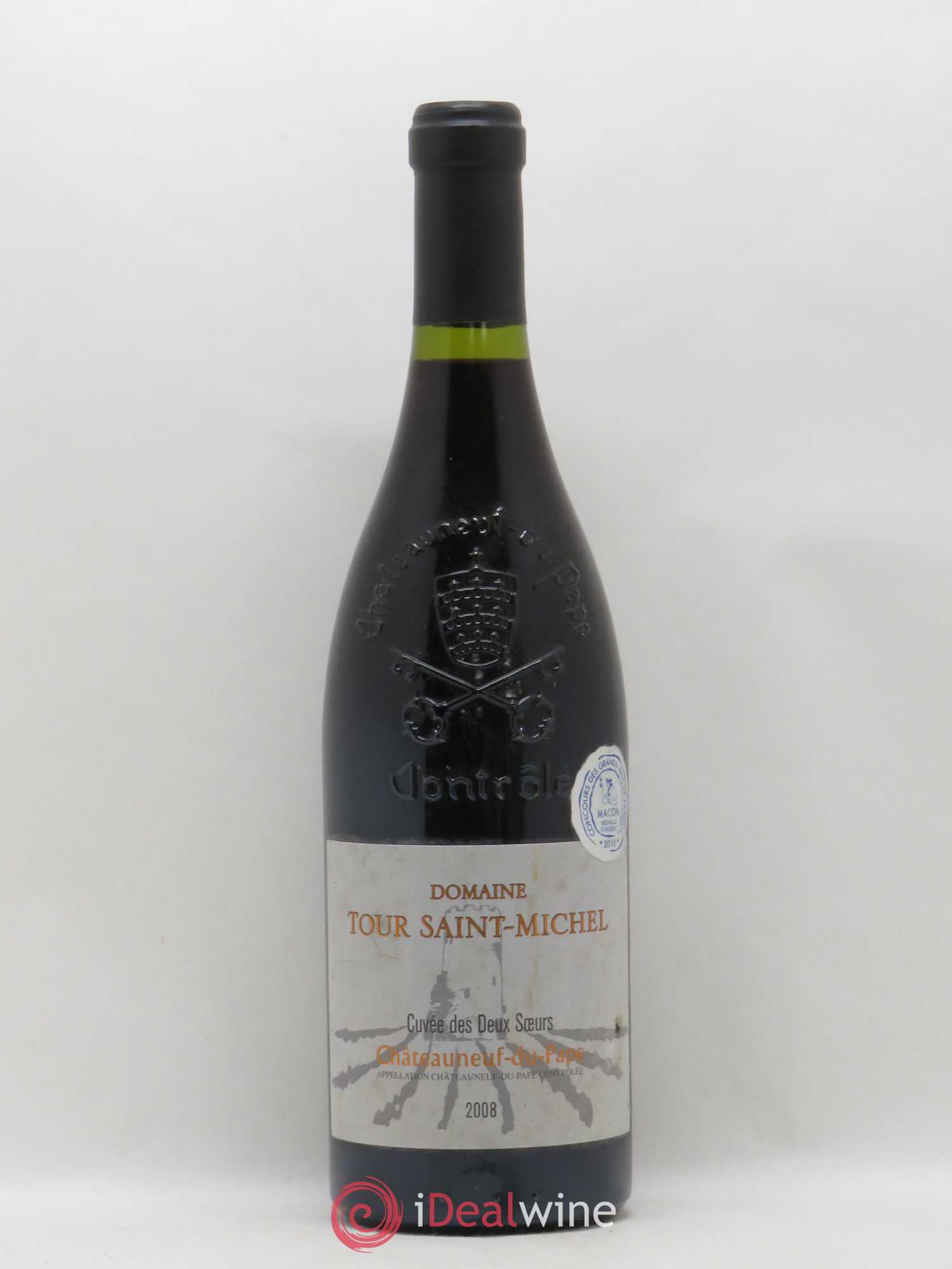 Châteauneuf-du-Pape Cuvée Des Deux Soeurs Domaine Tour Saint Michel 2008 - Posten von 1 Flasche - 0