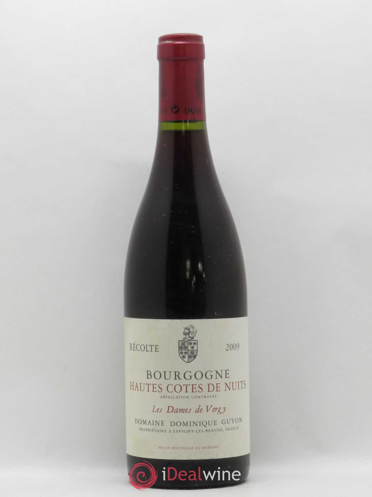 Hautes-Côtes de Nuits Les Dames de Vergy Domaine Dominique Guyon 2009 - Posten von 1 Flasche - 0