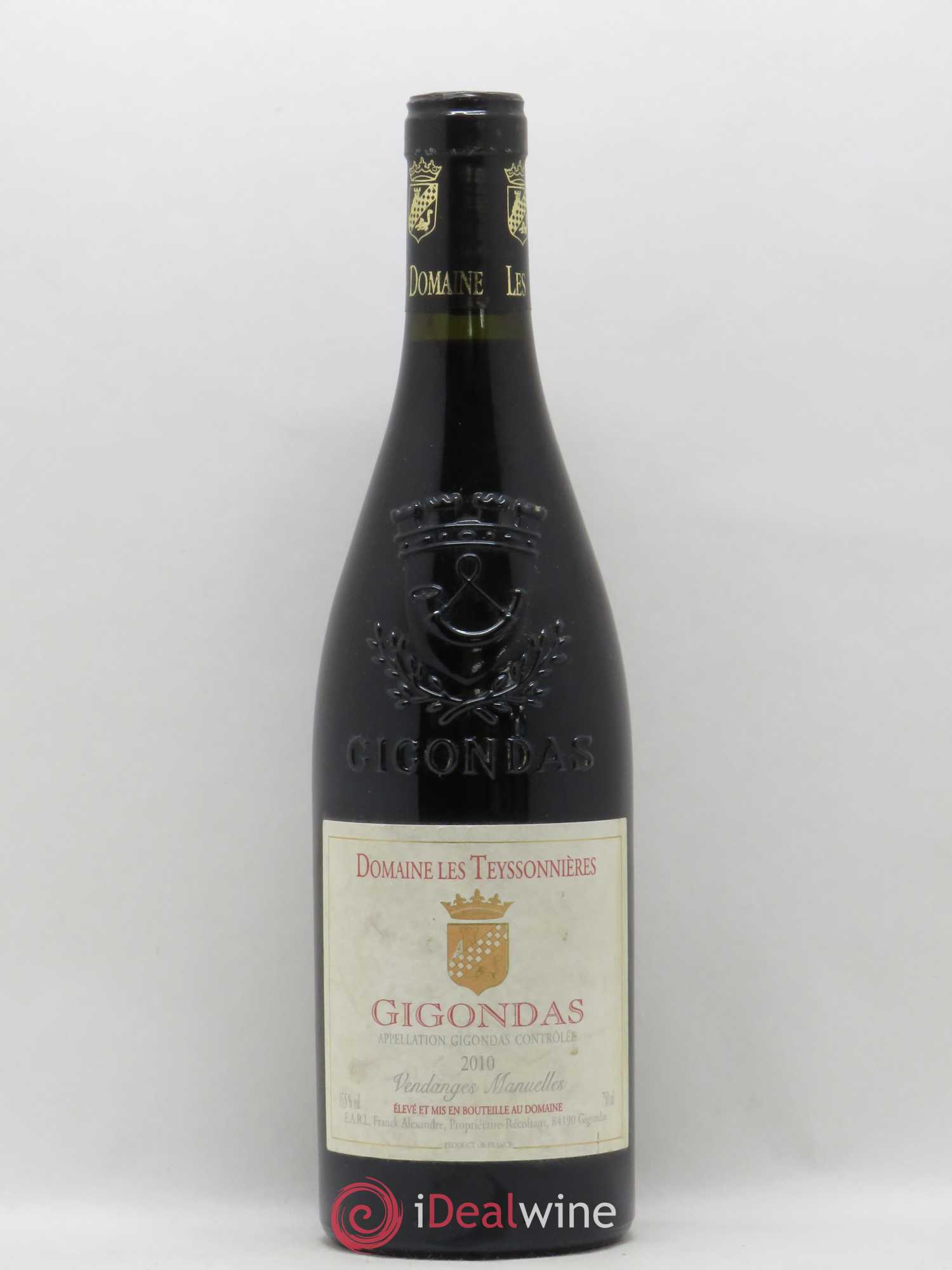 Gigondas Domaine Les Teyssonnieres 2010 - Posten von 1 Flasche - 0