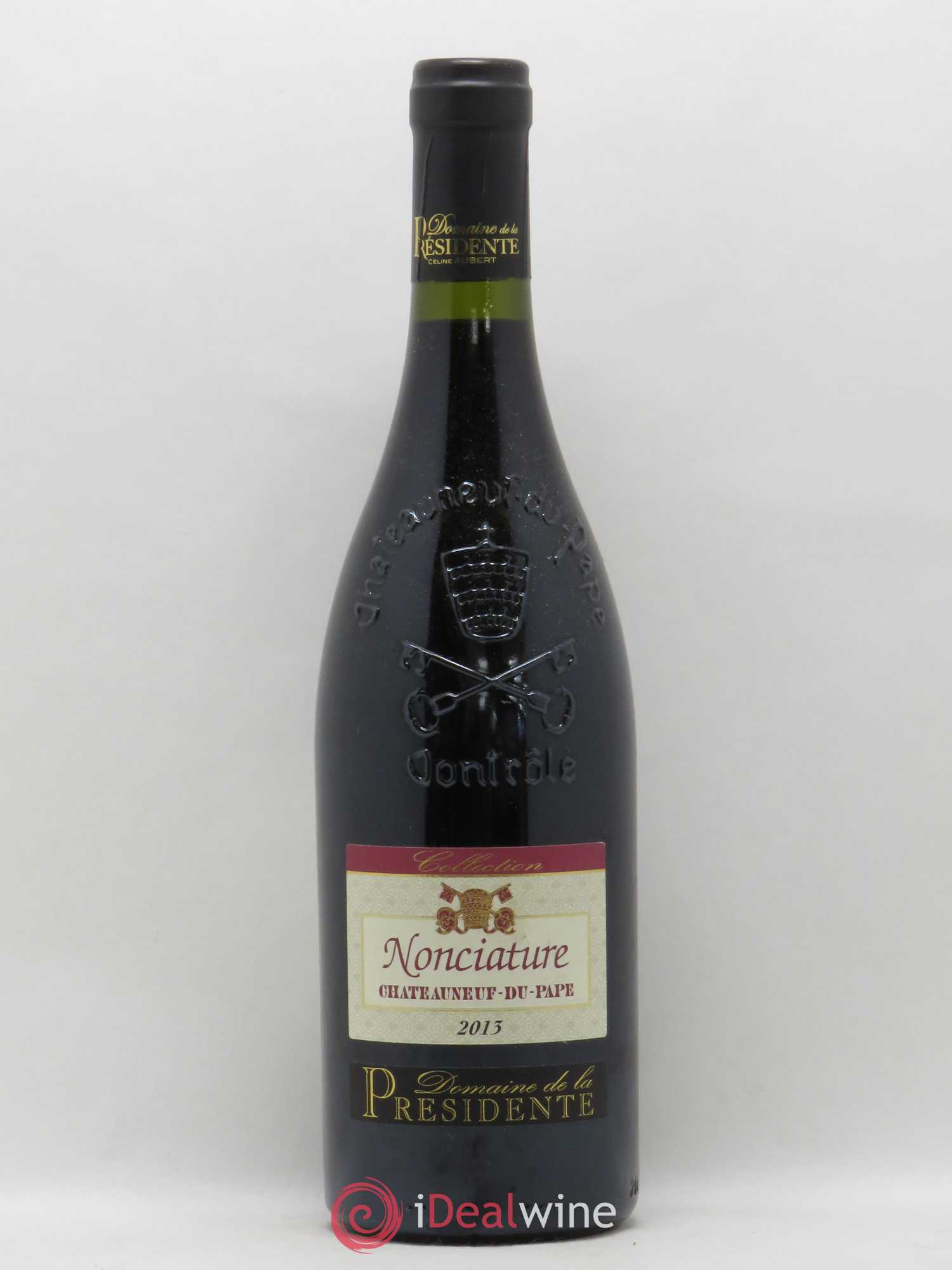 Châteauneuf-du-Pape Nonciature Domaine de La Présidente 2013 - Posten von 1 Flasche - 0