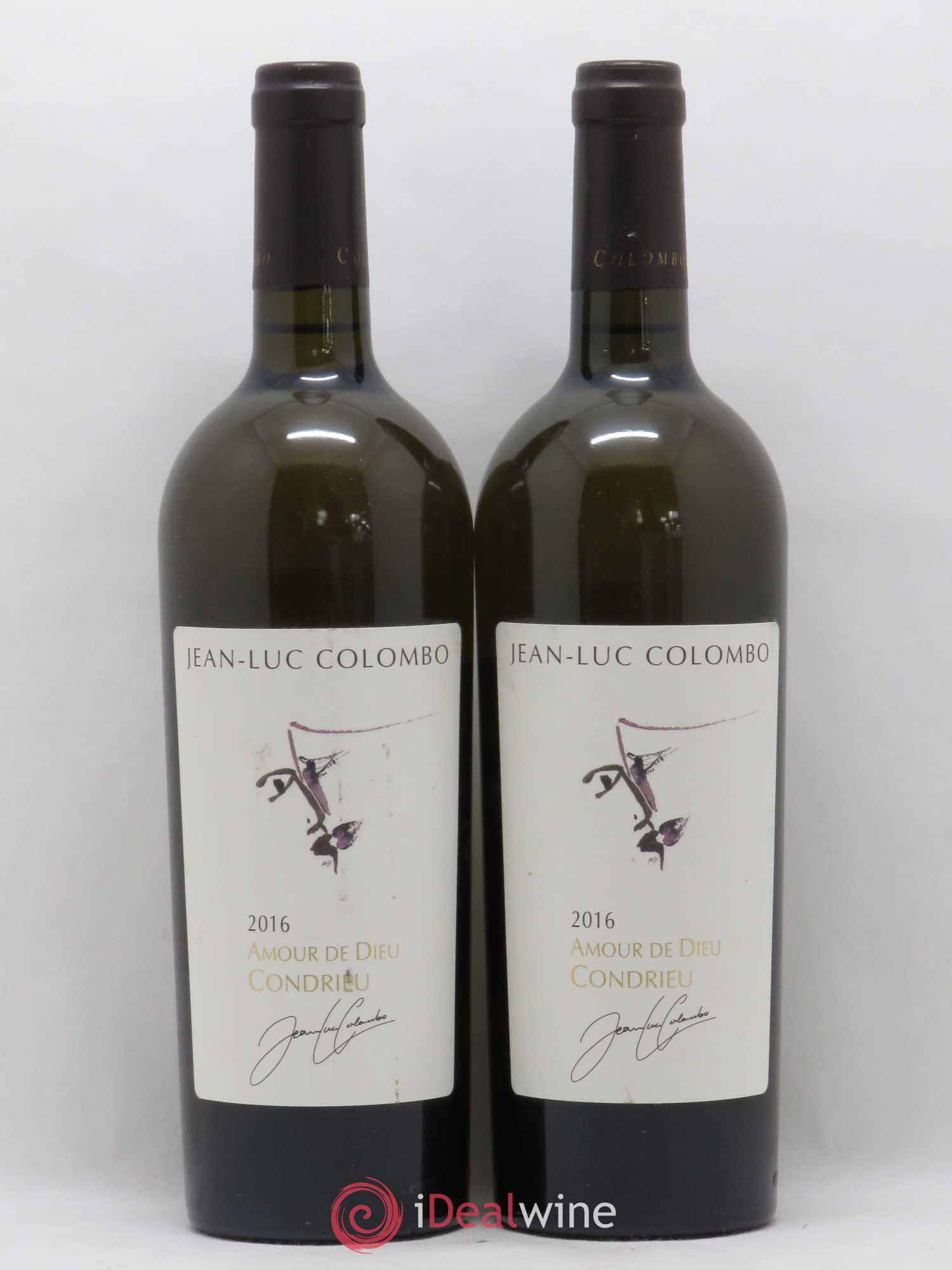 Condrieu Amour de Dieu Jean-Luc Colombo 2016 - Lot de 2 bouteilles - 0