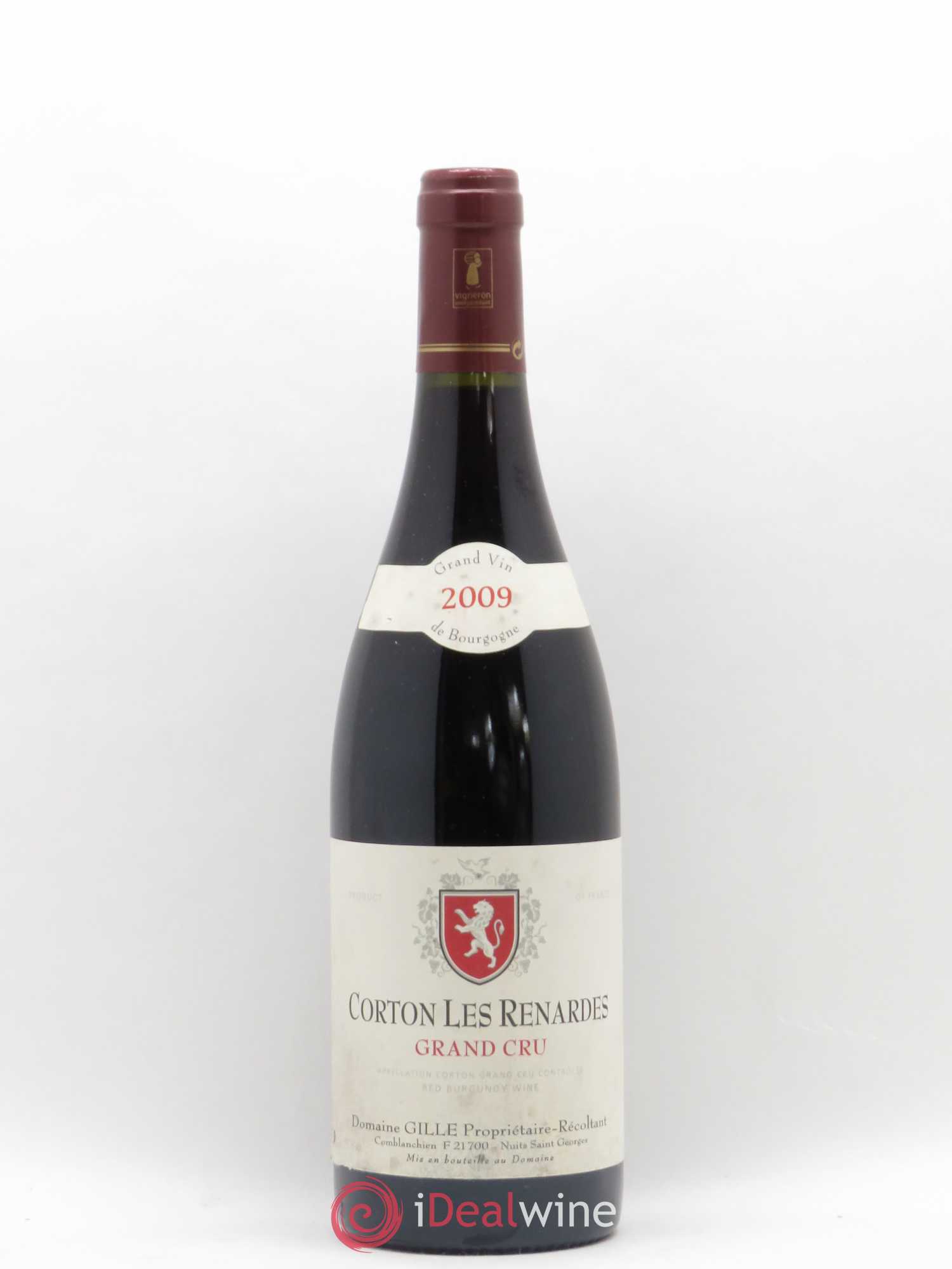 Corton Grand Cru Renardes Domaine Gille 2009 - Posten von 1 Flasche - 0