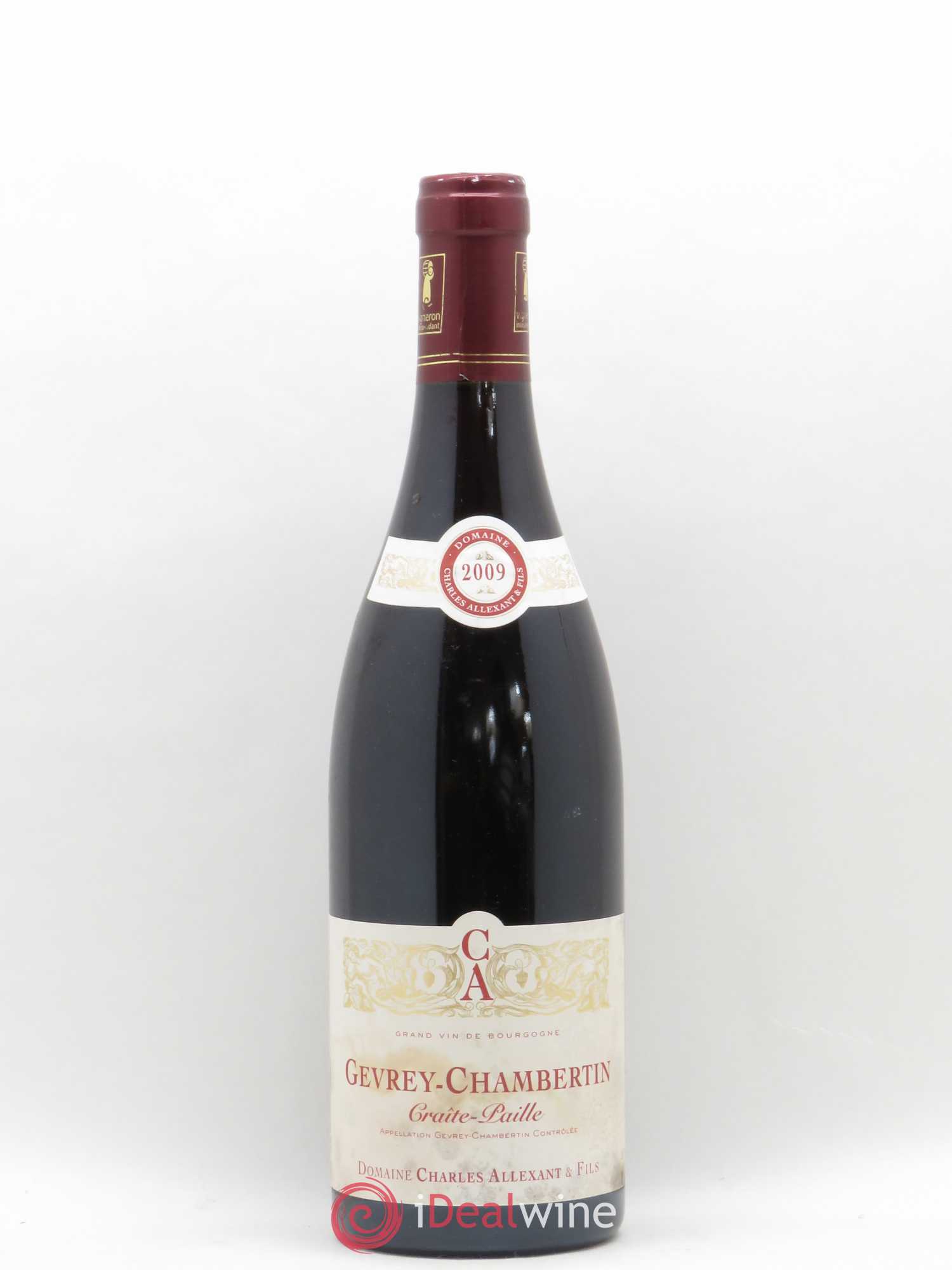 Gevrey-Chambertin Craite Paille Domaine Charles Allexant 2009 - Posten von 1 Flasche - 0