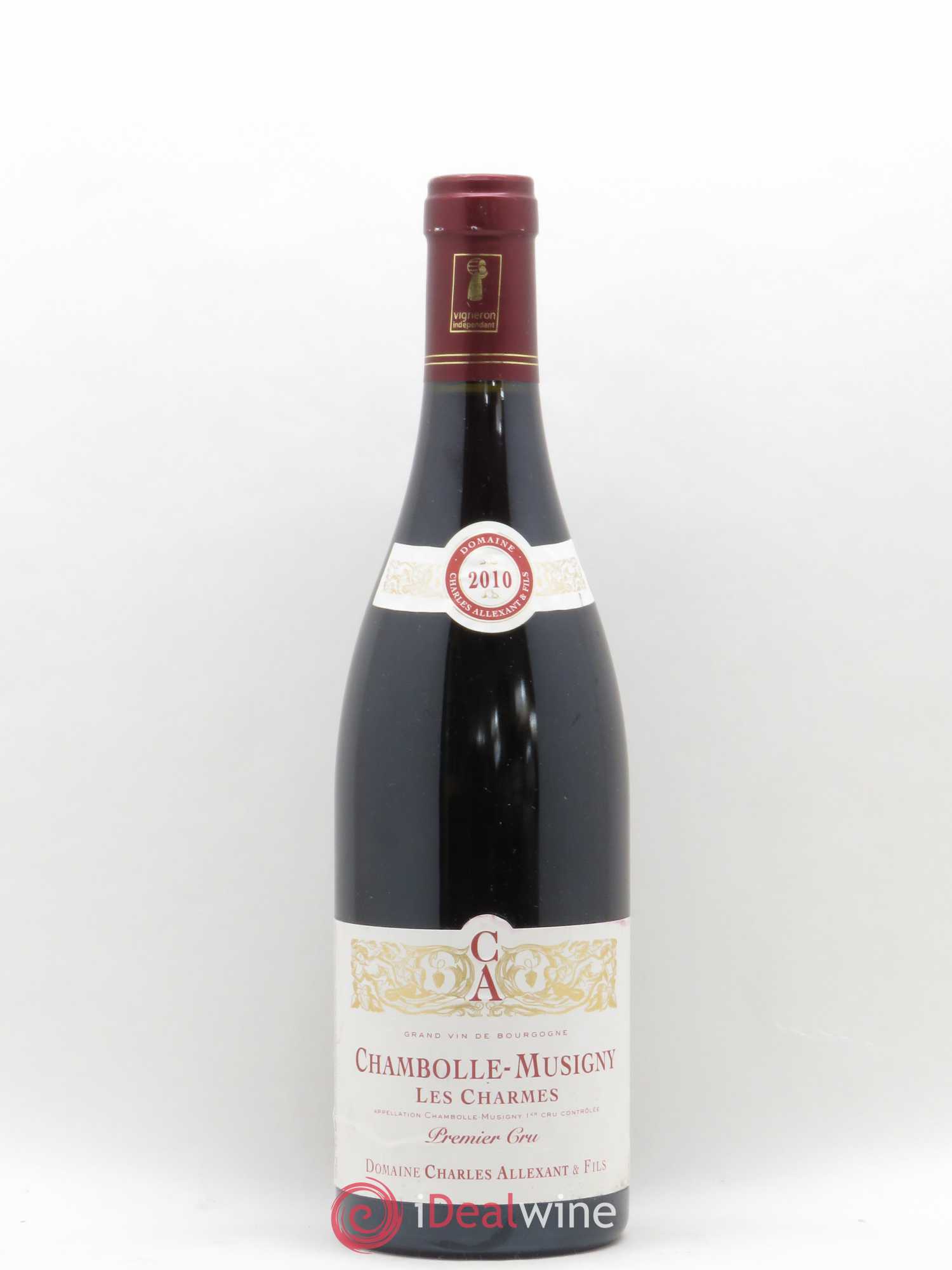 Chambolle-Musigny 1er Cru Les Charmes Domaine Charles Allexant 2010 - Posten von 1 Flasche - 0