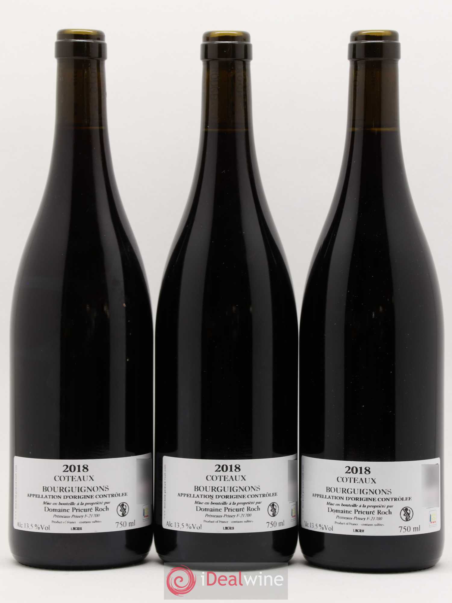 Coteaux Bourguignons Prieuré Roch 2018 - Lot de 3 bouteilles - 1
