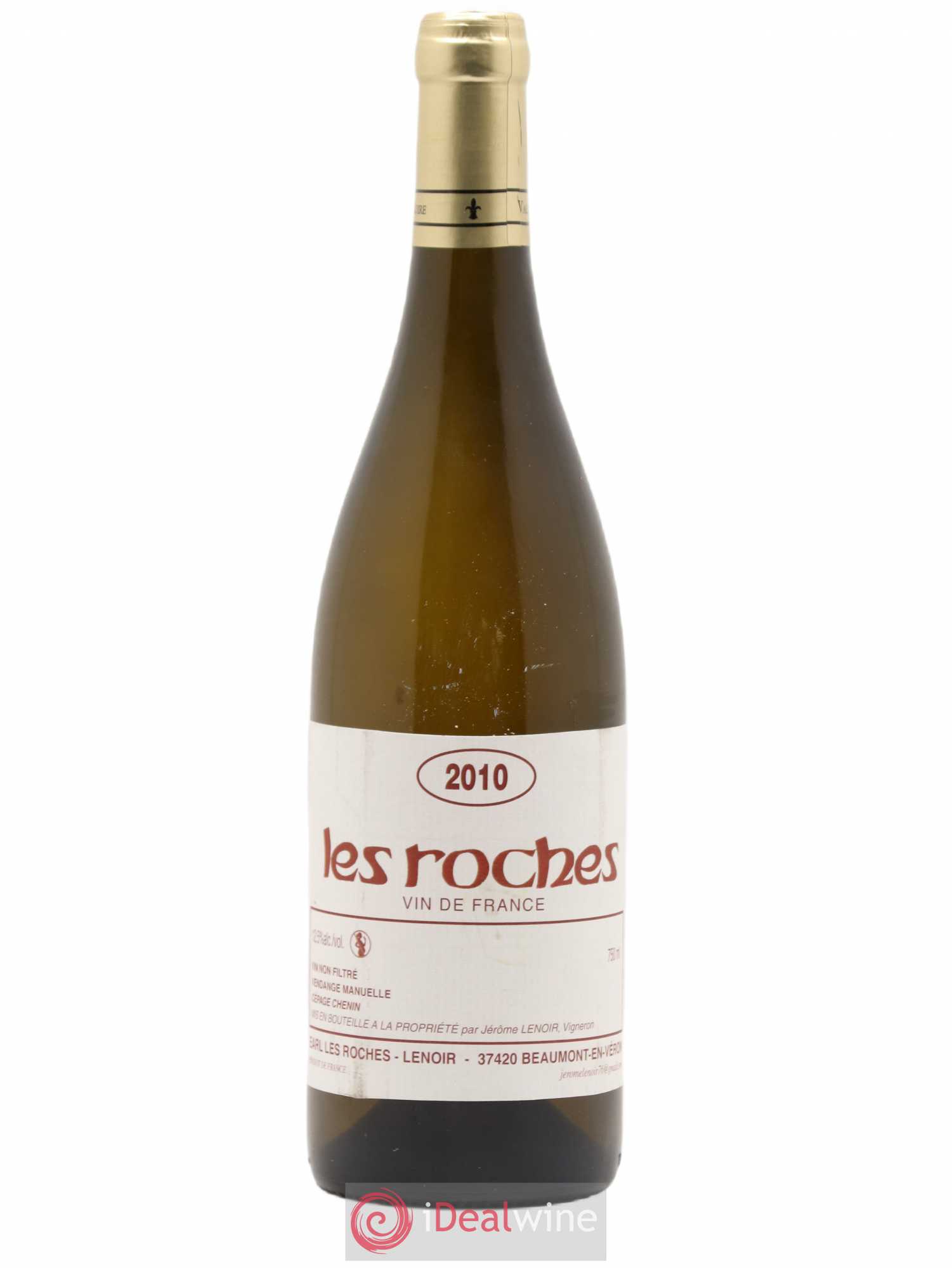 Vin de France Les Roches Lenoir 2010 - Lot de 1 bouteille - 0