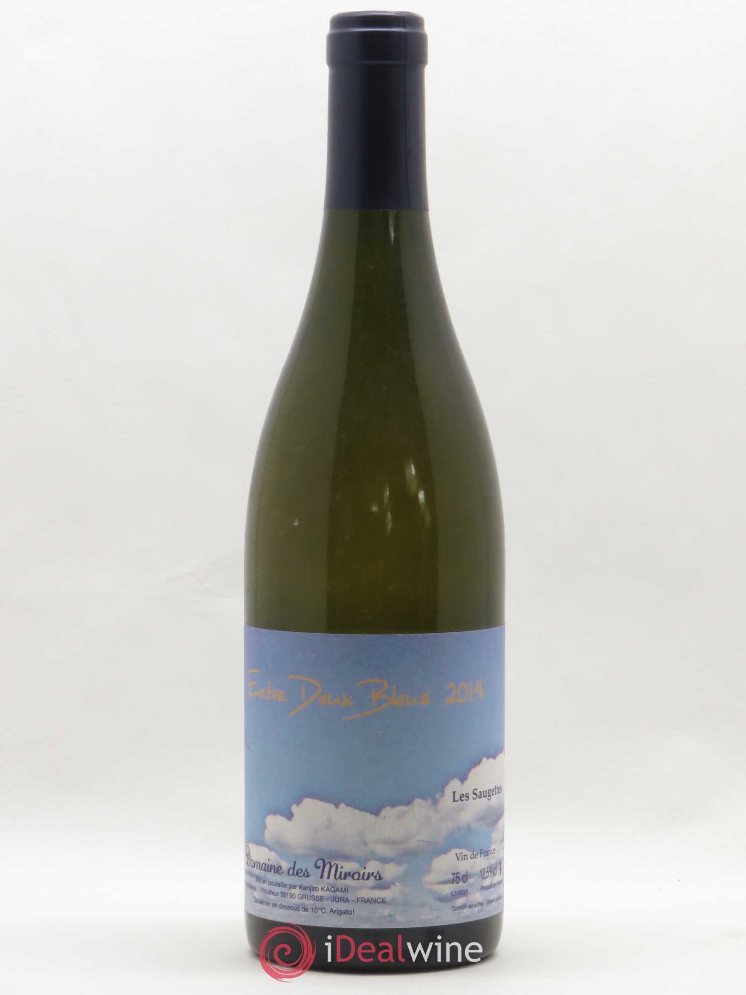 Vin de France Entre Deux Bleus Les saugettes Kenjiro Kagami - Domaine des Miroirs 2014 - Lot de 1 bouteille - 0