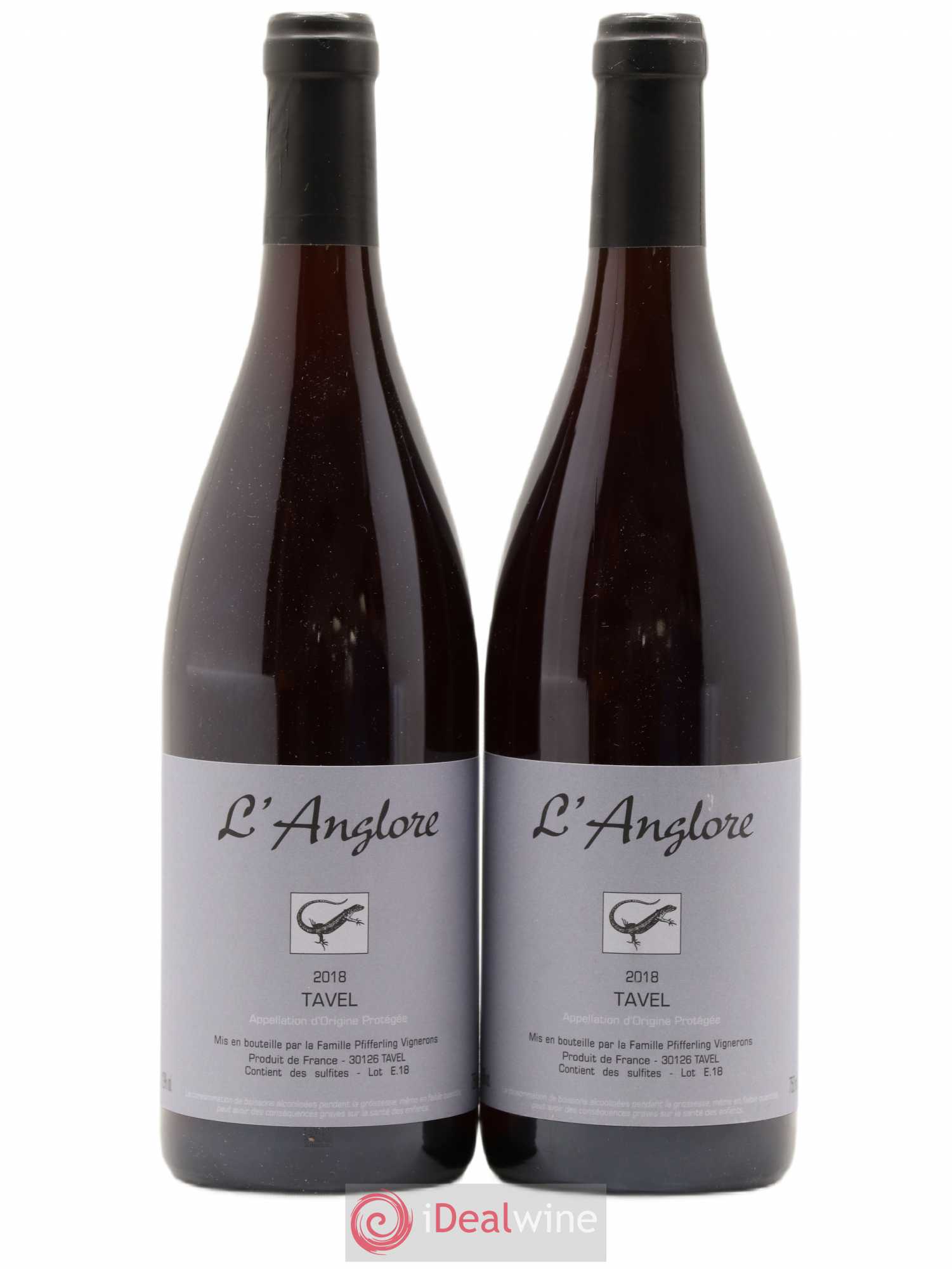 Tavel L'Anglore 2018 - Lot de 2 bouteilles - 0