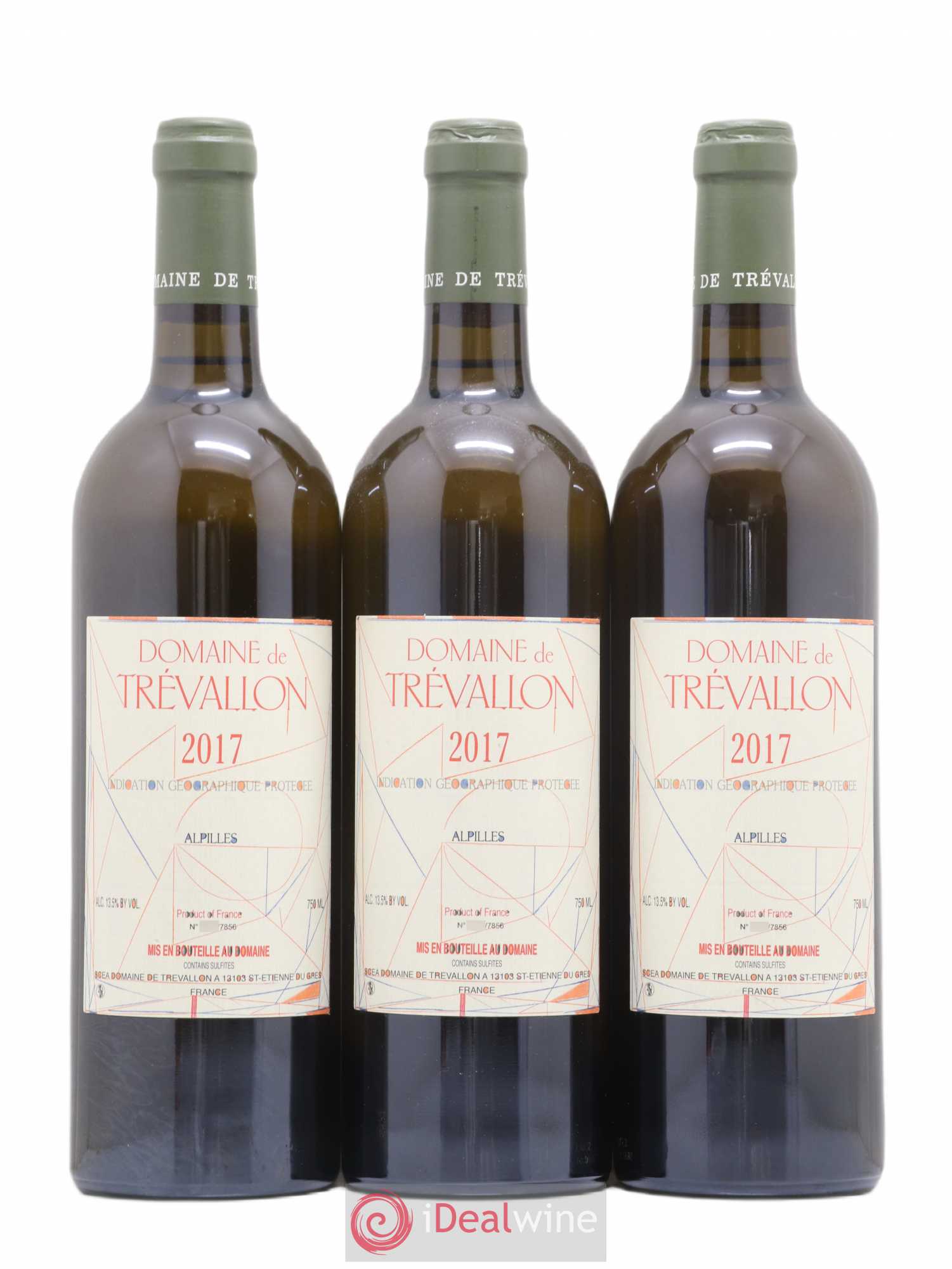 Alpilles Trévallon (Domaine de) Eloi Dürrbach 2017 - Lot de 3 bouteilles - 0