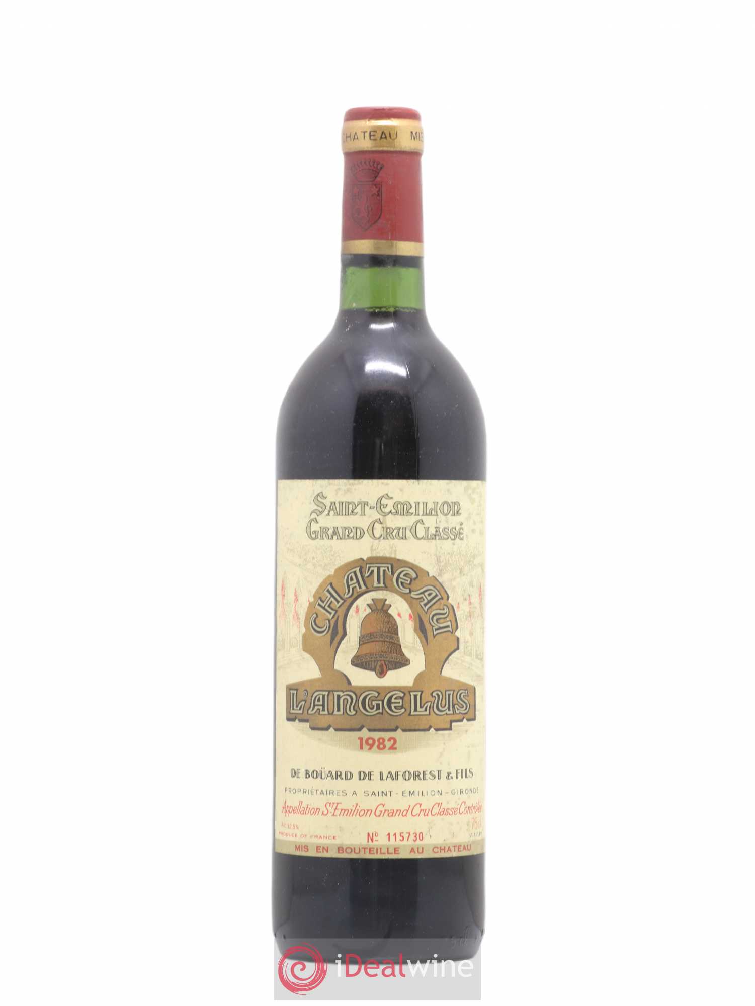 Château Angélus 1er Grand Cru Classé A 1982 - Lot de 1 bouteille - 0