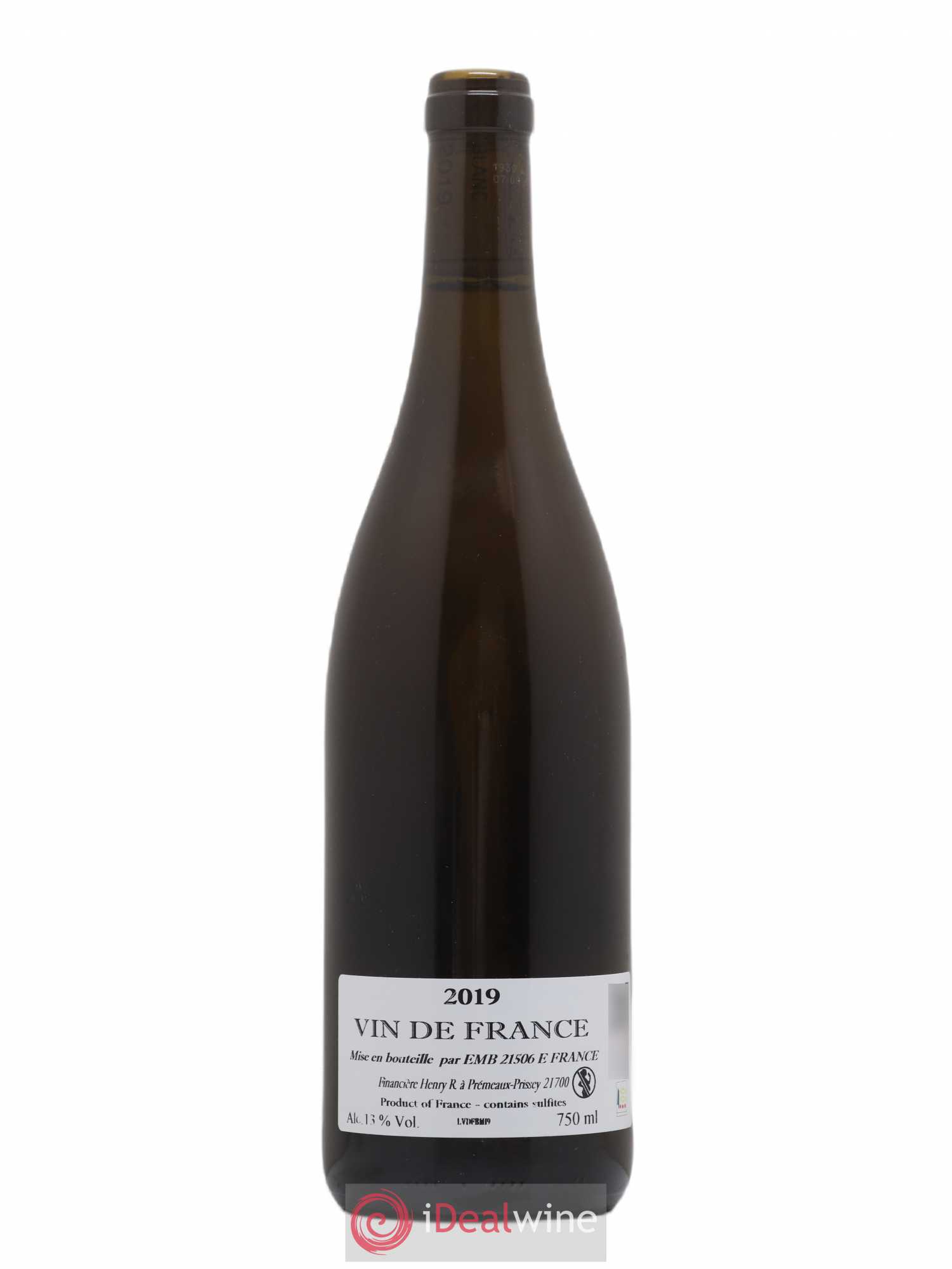Vin de France Blanc de Macération Prieuré Roch 2019 - Lot de 1 bouteille - 1