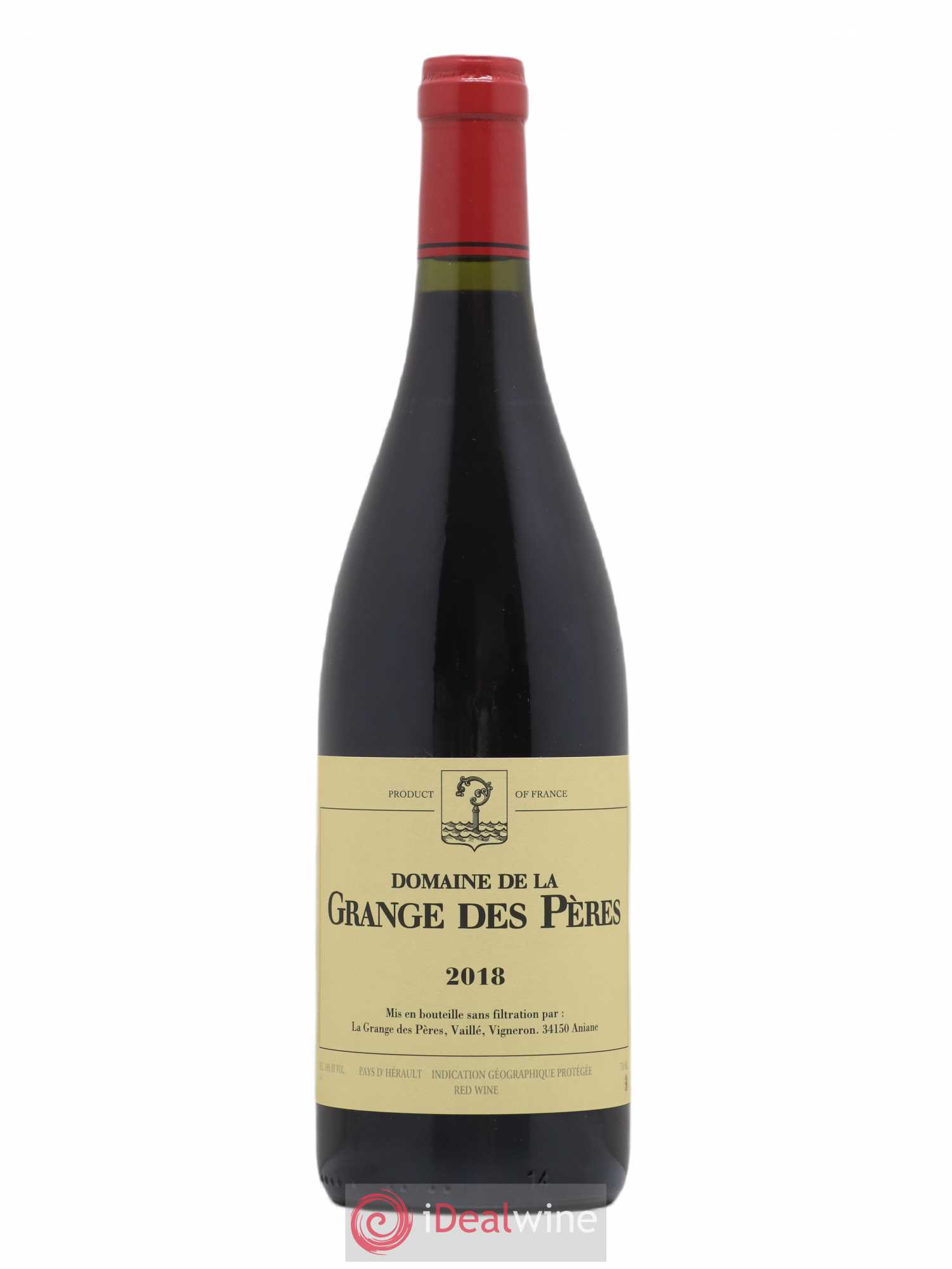 Pays d'Hérault Grange des Pères Laurent Vaillé 2018 - Lot de 1 bouteille - 0