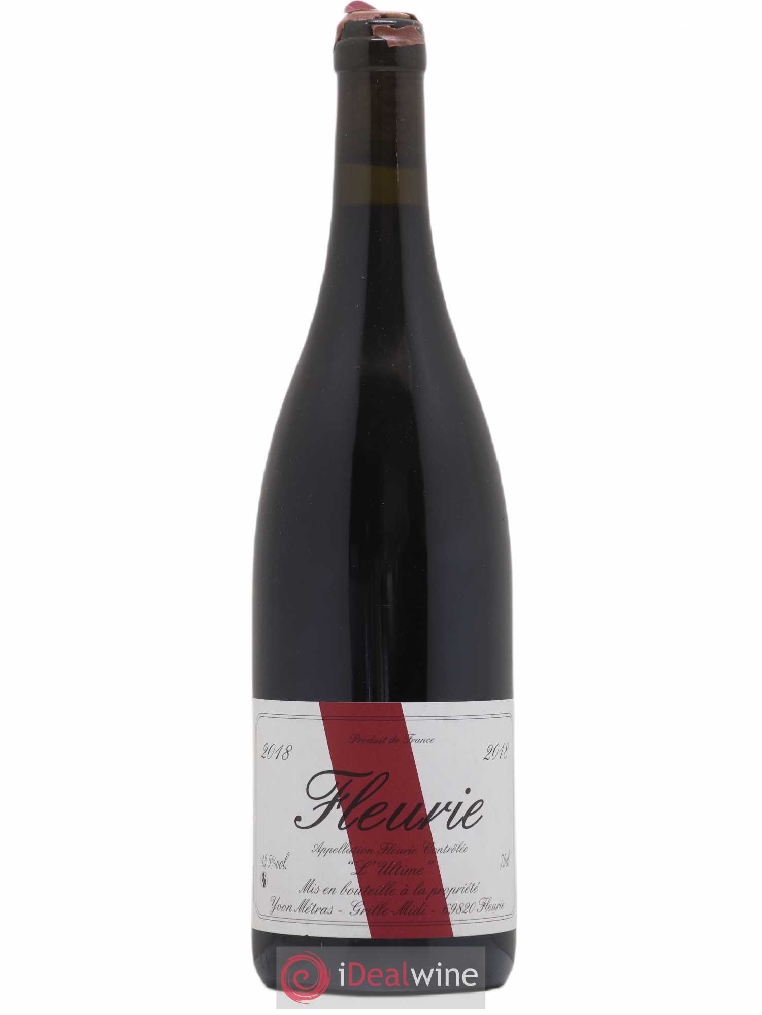 Fleurie l'Ultime Yvon Métras 2018 - Lot de 1 bouteille - 0