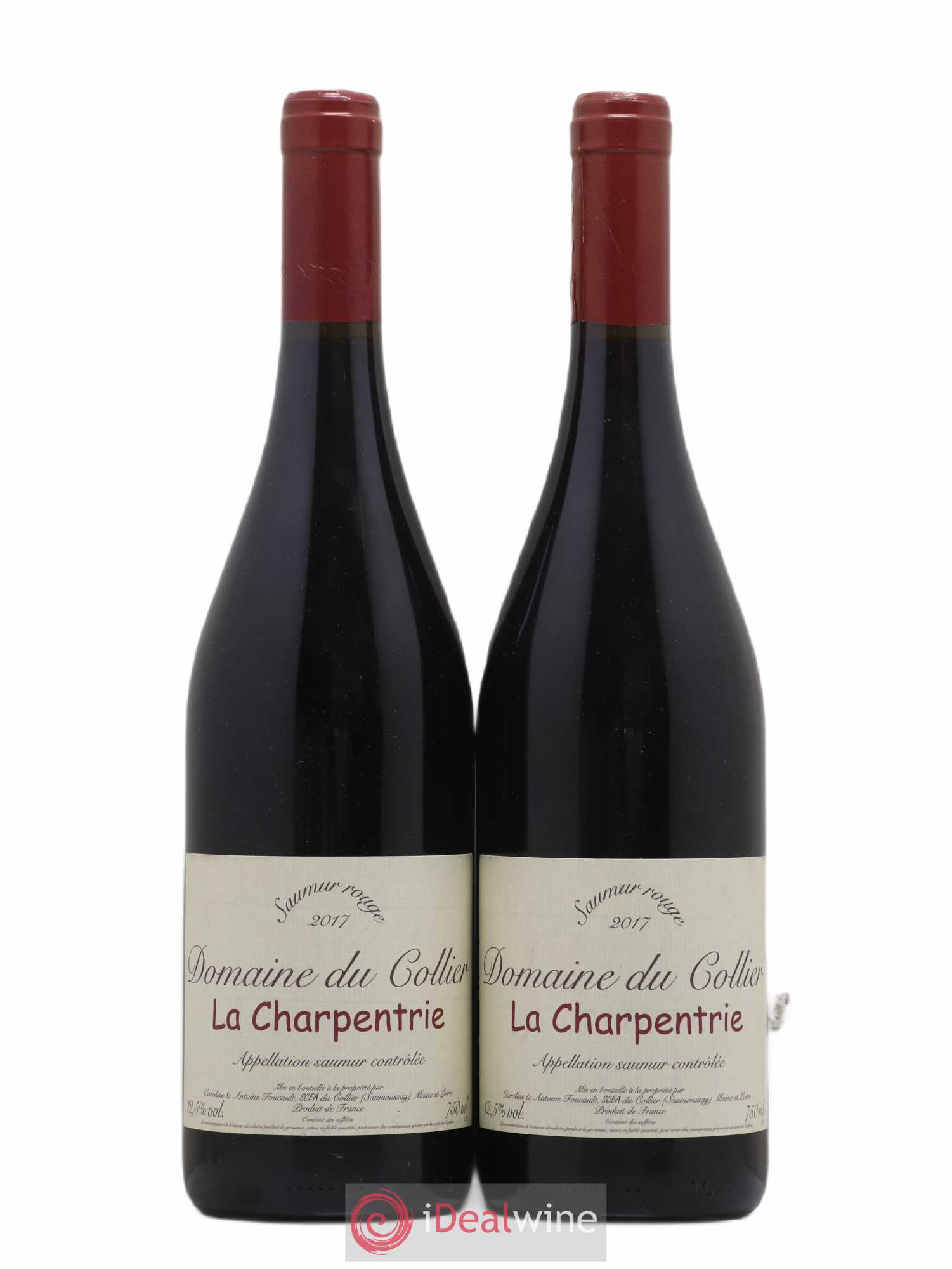 Saumur La Charpentrie Domaine du Collier 2017 - Lot de 2 bouteilles - 0