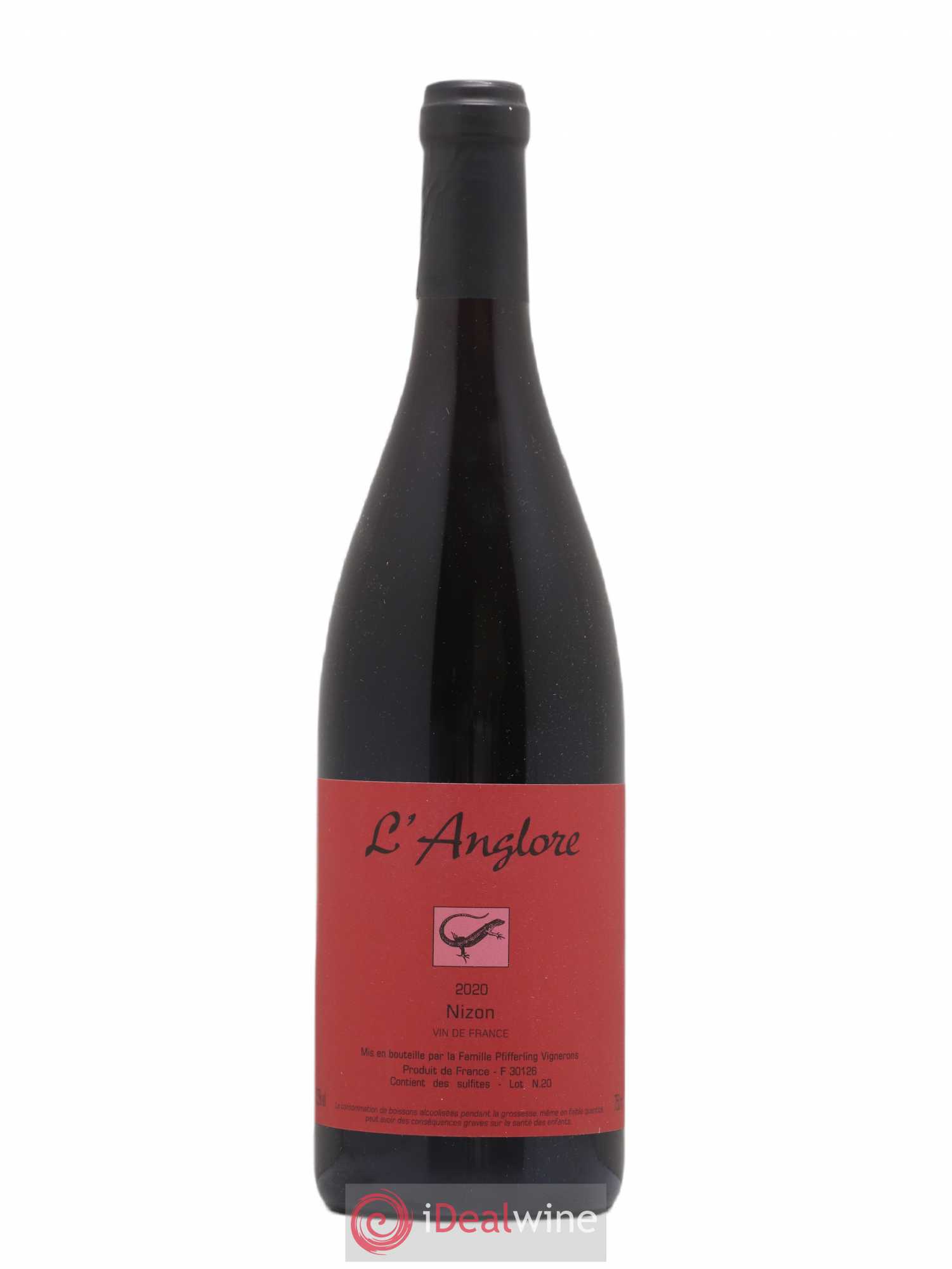 Vin de France Nizon L'Anglore 2020 - Lot de 1 bouteille - 0