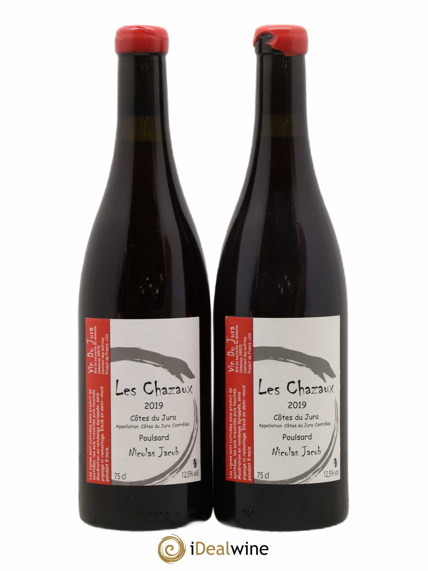 Côtes du Jura Poulsard Les Chazaux Nicolas Jacob 2019 - Lot de 2 bouteilles - 0
