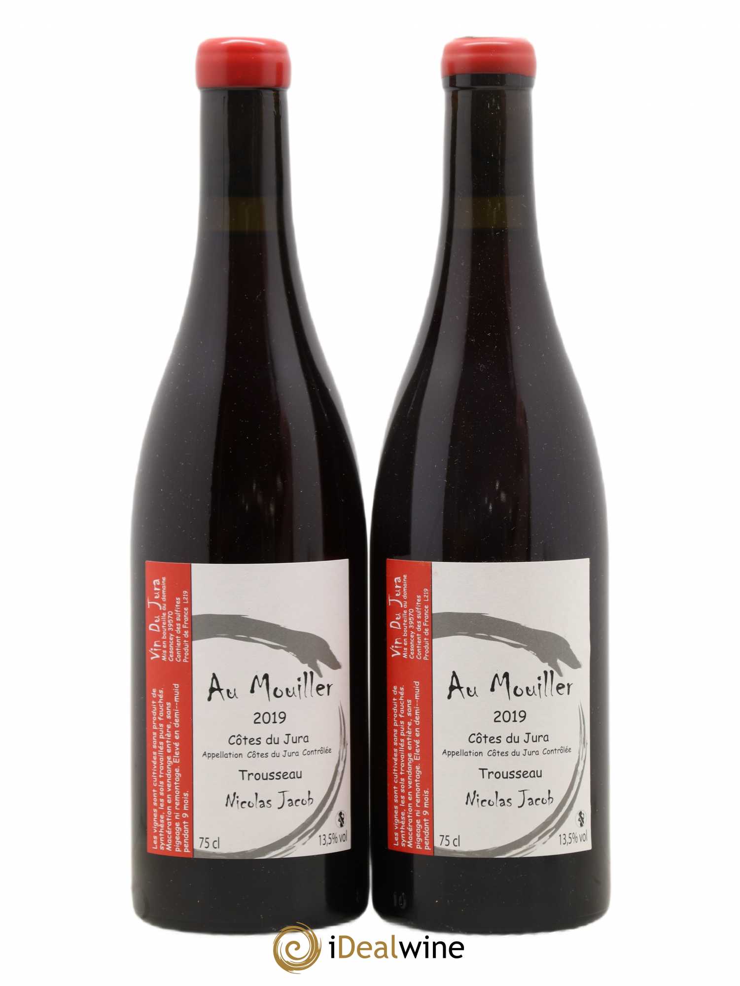 Côtes du Jura Trousseau Au Mouiller Nicolas Jacob 2019 - Lot de 2 bouteilles - 0