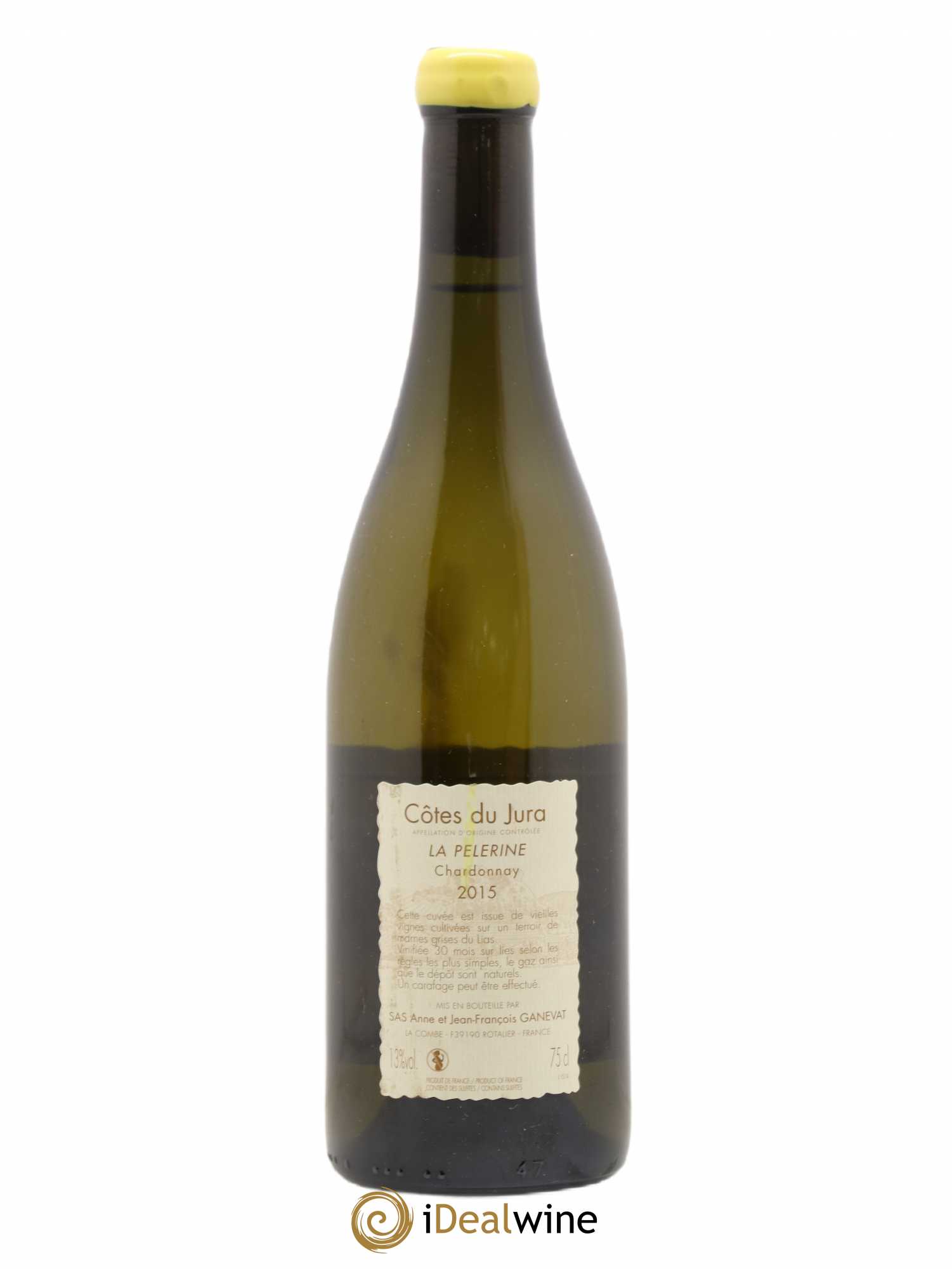 Côtes du Jura La Pélerine Anne et Jean François Ganevat 2015 - Lot de 1 bouteille - 1
