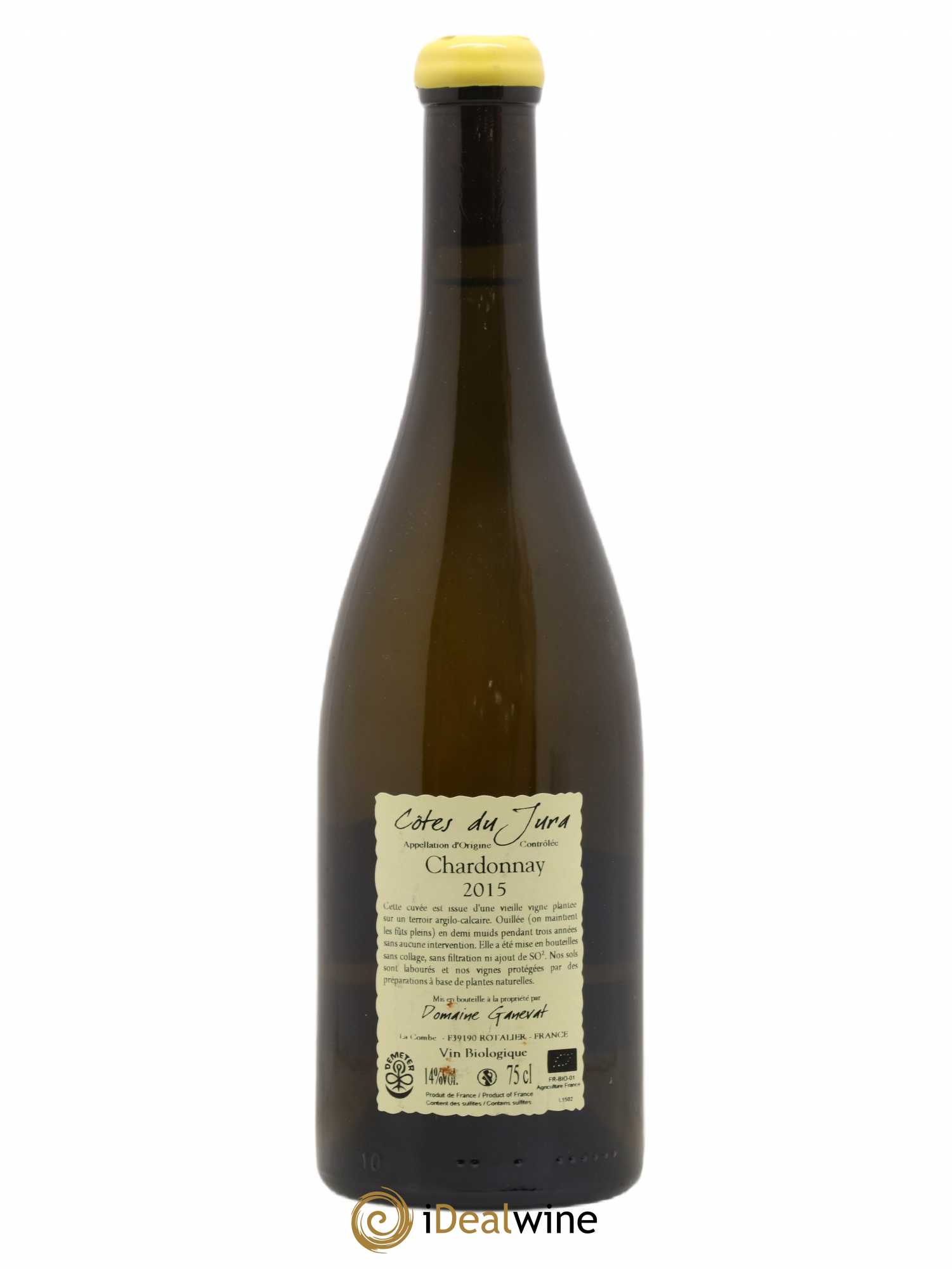 Côtes du Jura Les Chamois du Paradis Jean-François Ganevat (Domaine) 2015 - Lot de 1 bouteille - 1