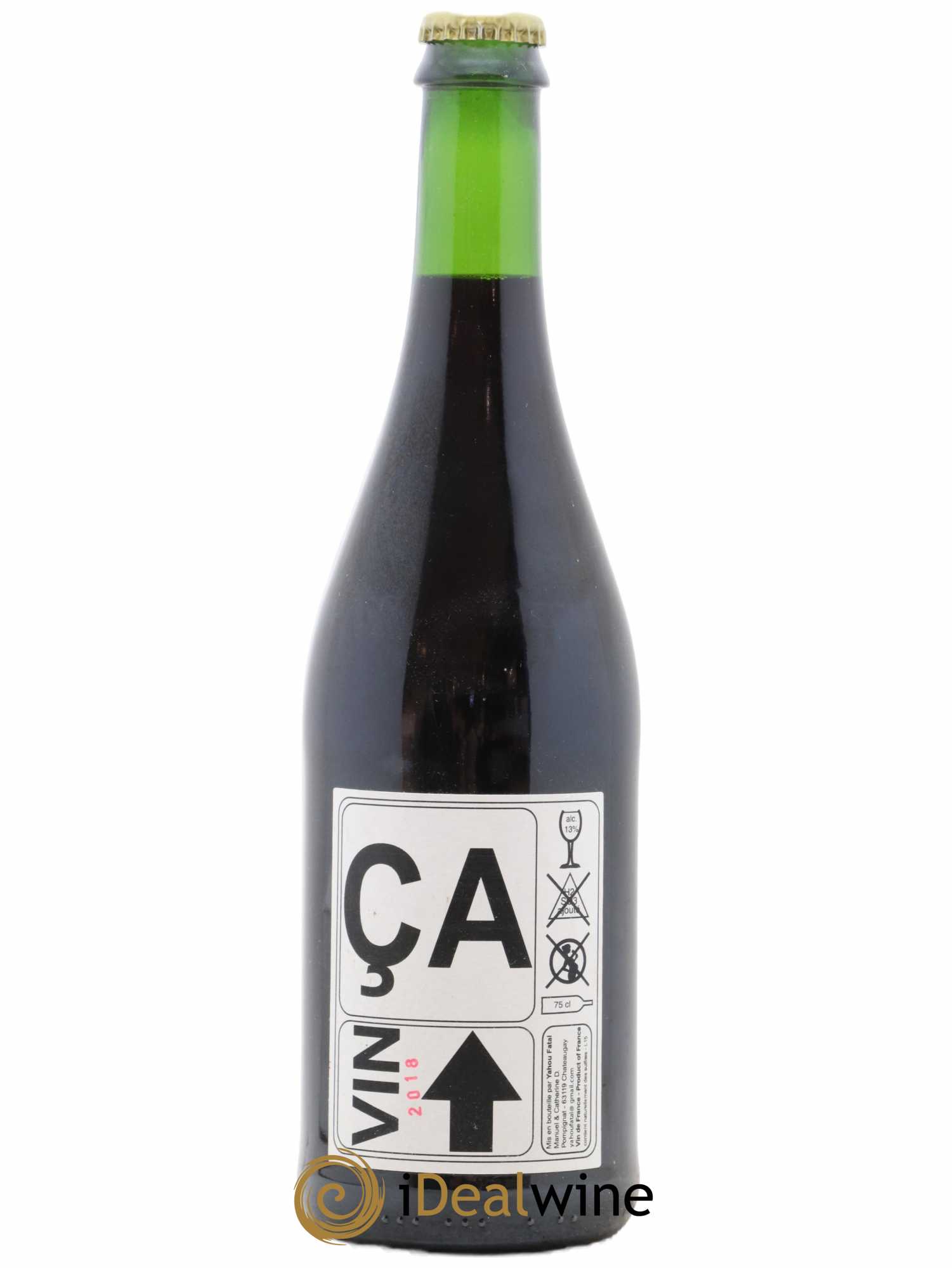 Vin de France Auvergne Vin Ca L'Egrapille Catherine Dumora 2018 - Posten von 1 Flasche - 0