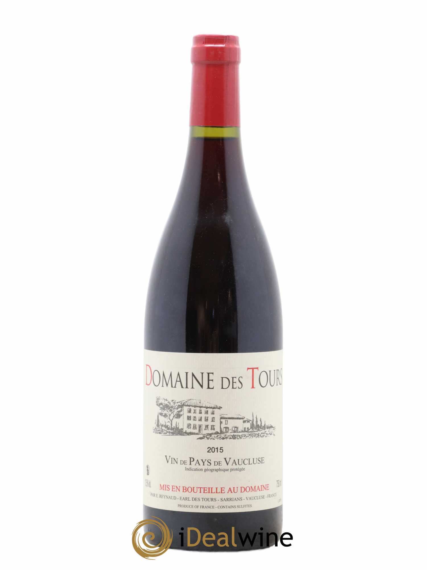 Vaucluse (Vin de Pays de Vaucluse) Domaine des Tours Emmanuel Reynaud 2015 - Lot de 1 bouteille - 0