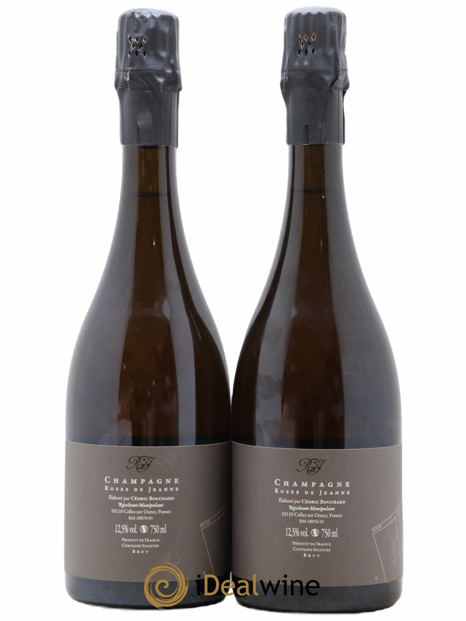 Roses de Jeanne Côte de Val Vilaine Blanc de Noirs Cédric Bouchard 2020 - Lot de 2 bouteilles - 1