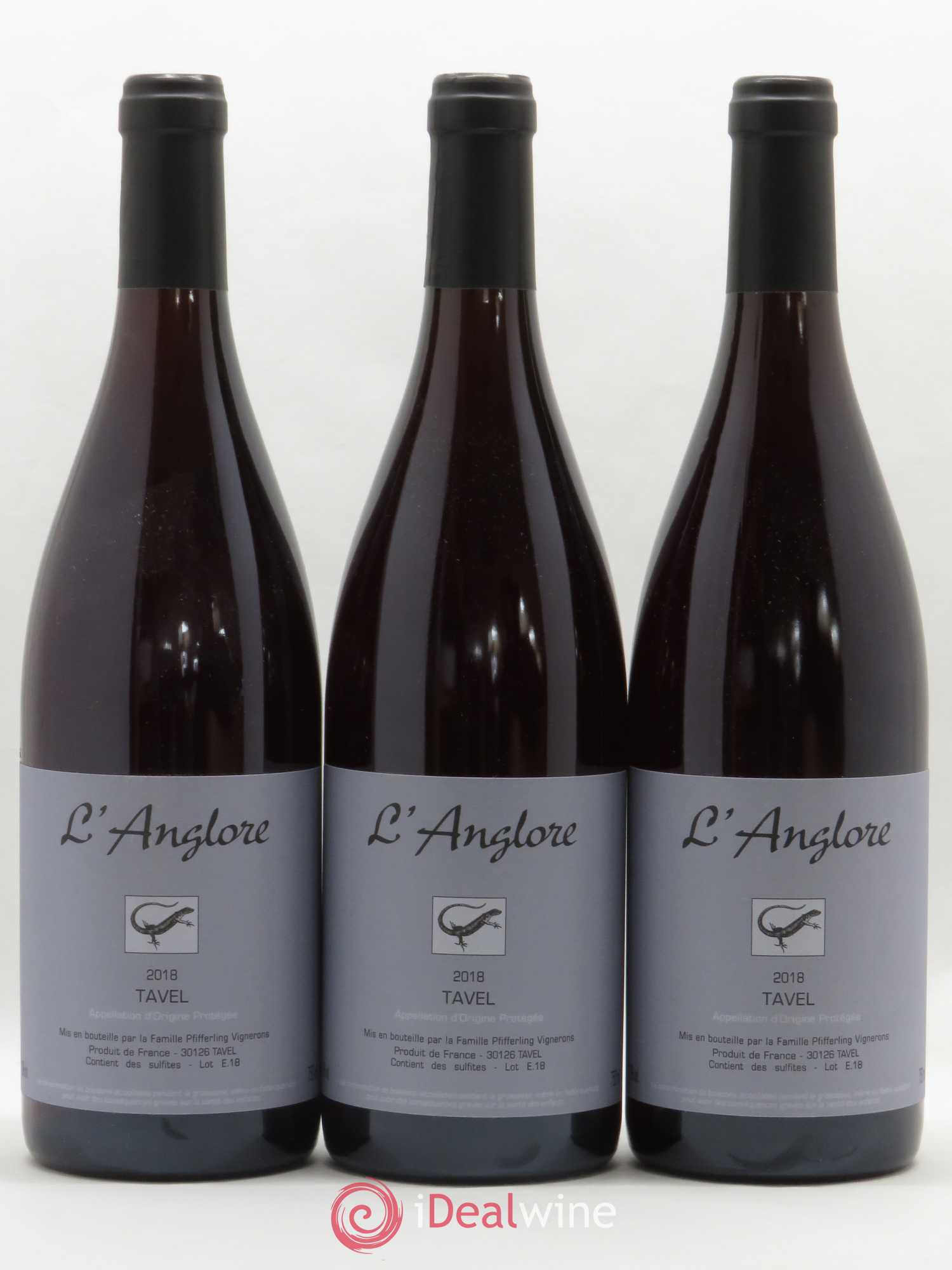 Tavel L'Anglore 2018 - Posten von 3 Flaschen - 0