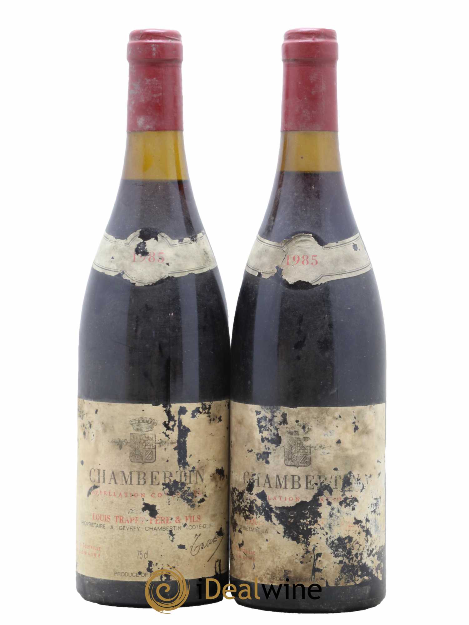 Chambertin Grand Cru Domaine Trapet 1985 - Lot de 2 bouteilles - 0