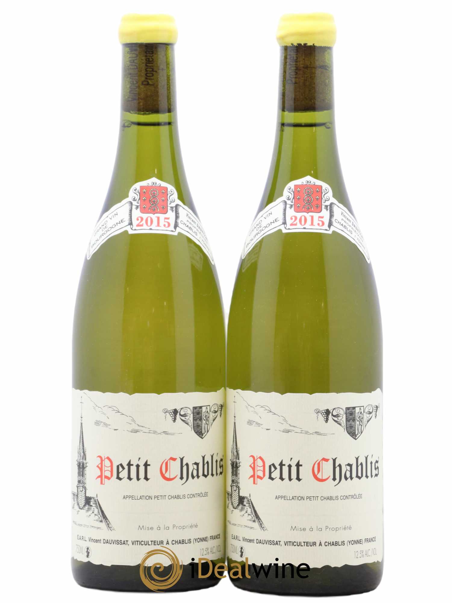 Petit Chablis Vincent Dauvissat (Domaine) 2015 - Lot de 2 bouteilles - 0