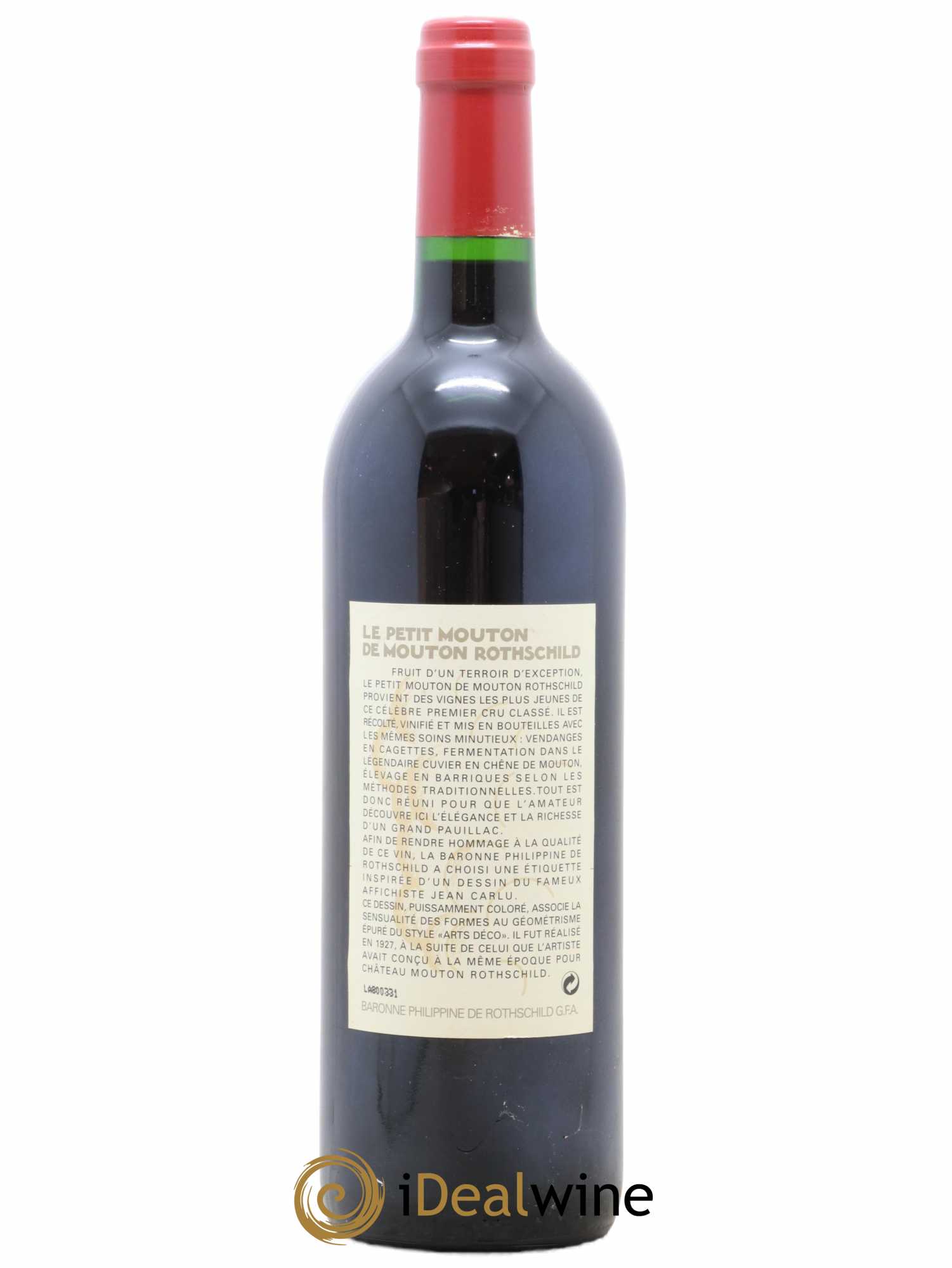 Petit Mouton Second Vin 1996 - Lot de 1 bouteille - 1