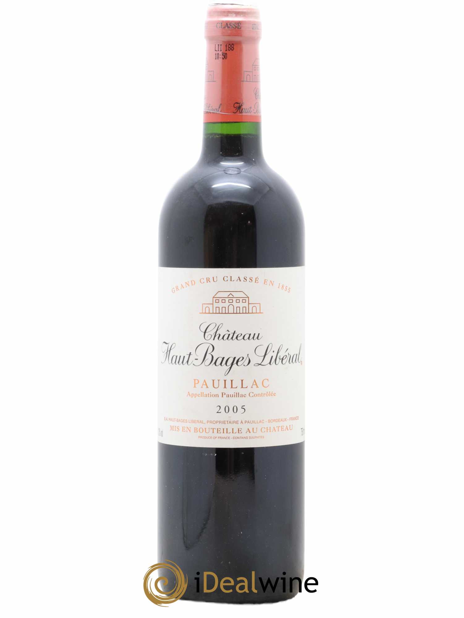 Château Haut Bages Libéral 5ème Grand Cru Classé 2005 - Lot de 1 bouteille - 0