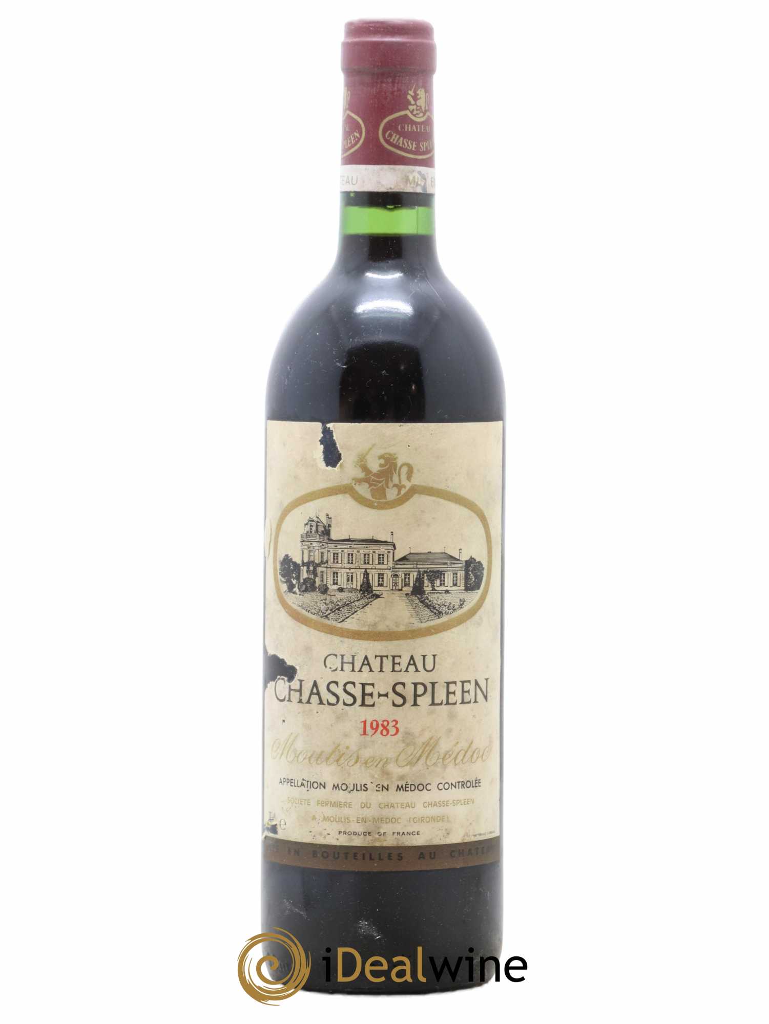 Château Chasse Spleen 1983 - Lot de 1 bouteille - 0