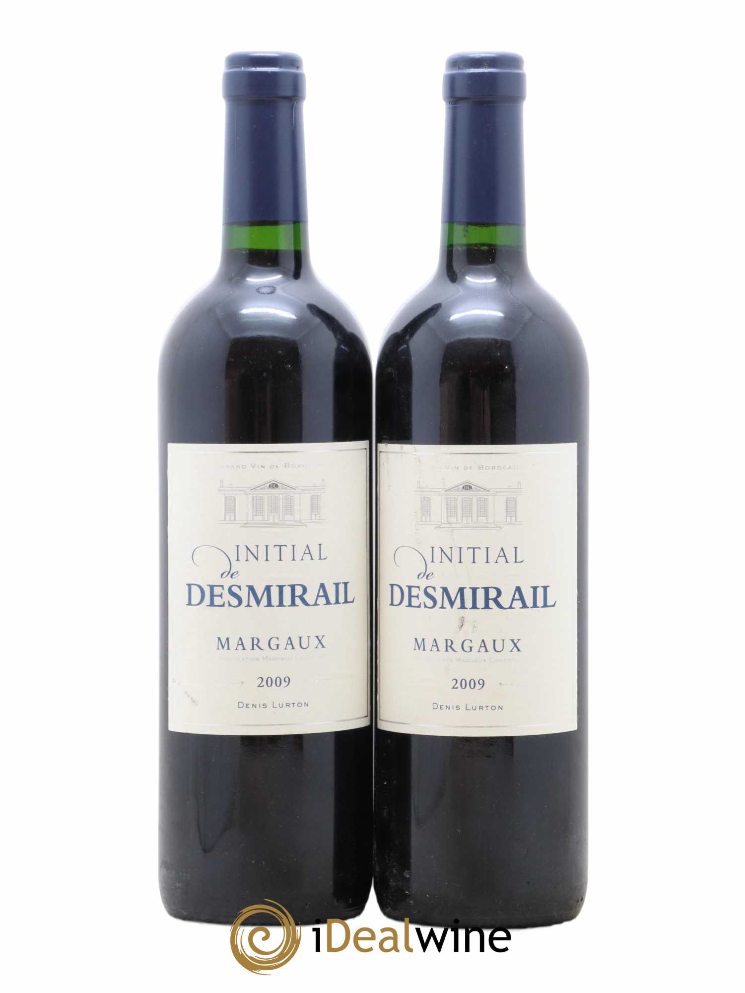 Bordeaux Margaux Initial de Desmirail 2009 - Lot de 2 bouteilles - 0