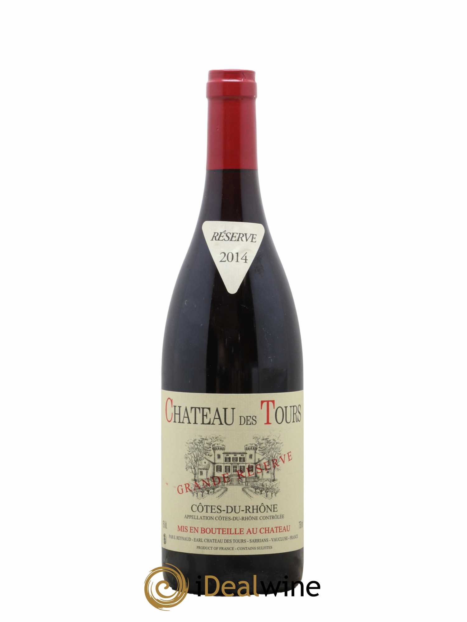 Côtes-du-Rhône Château des Tours Grande Réserve Emmanuel Reynaud 2014 - Lot de 1 bouteille - 0