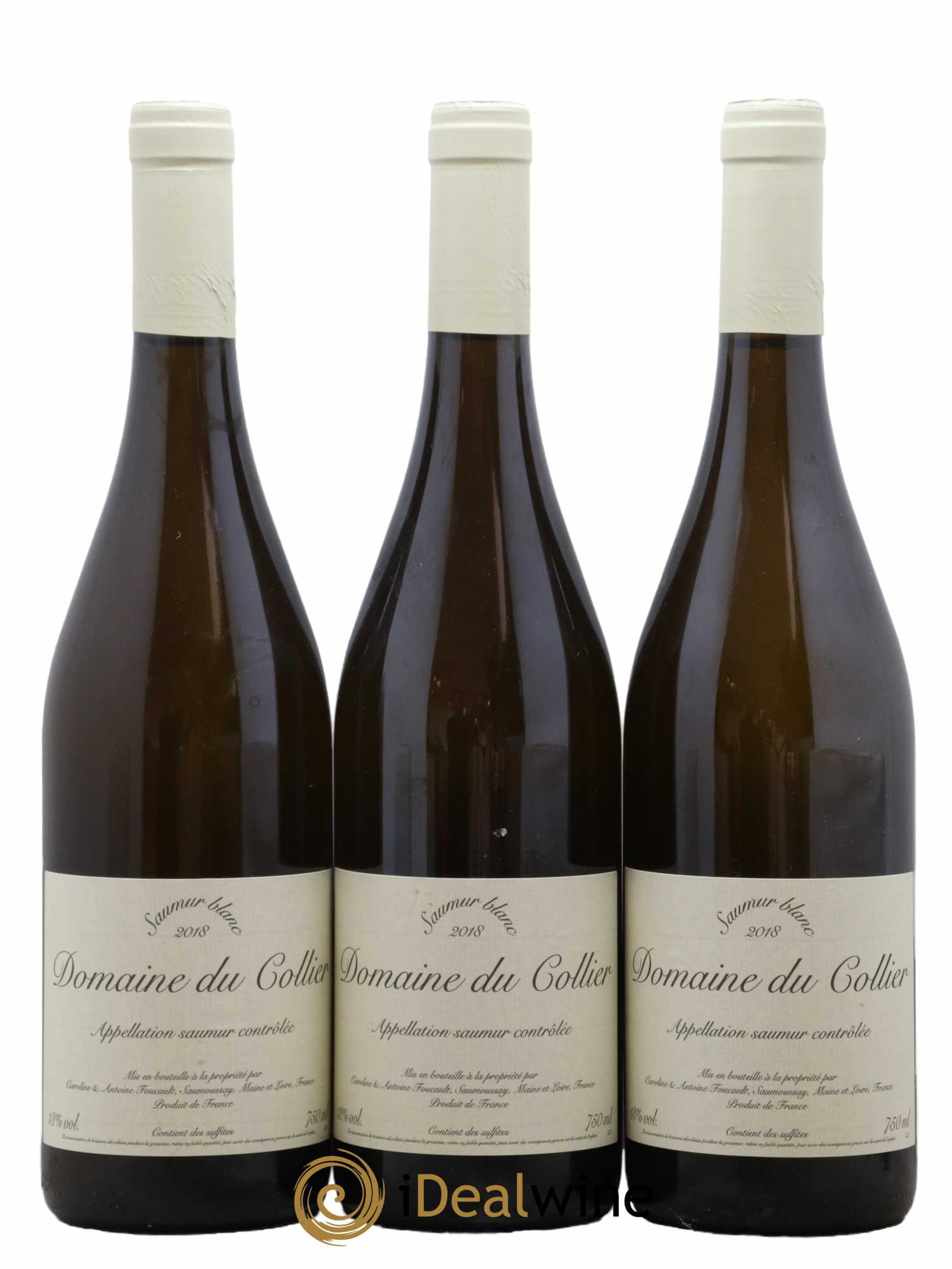 Saumur Domaine du Collier 2018 - Lot de 3 bouteilles - 0