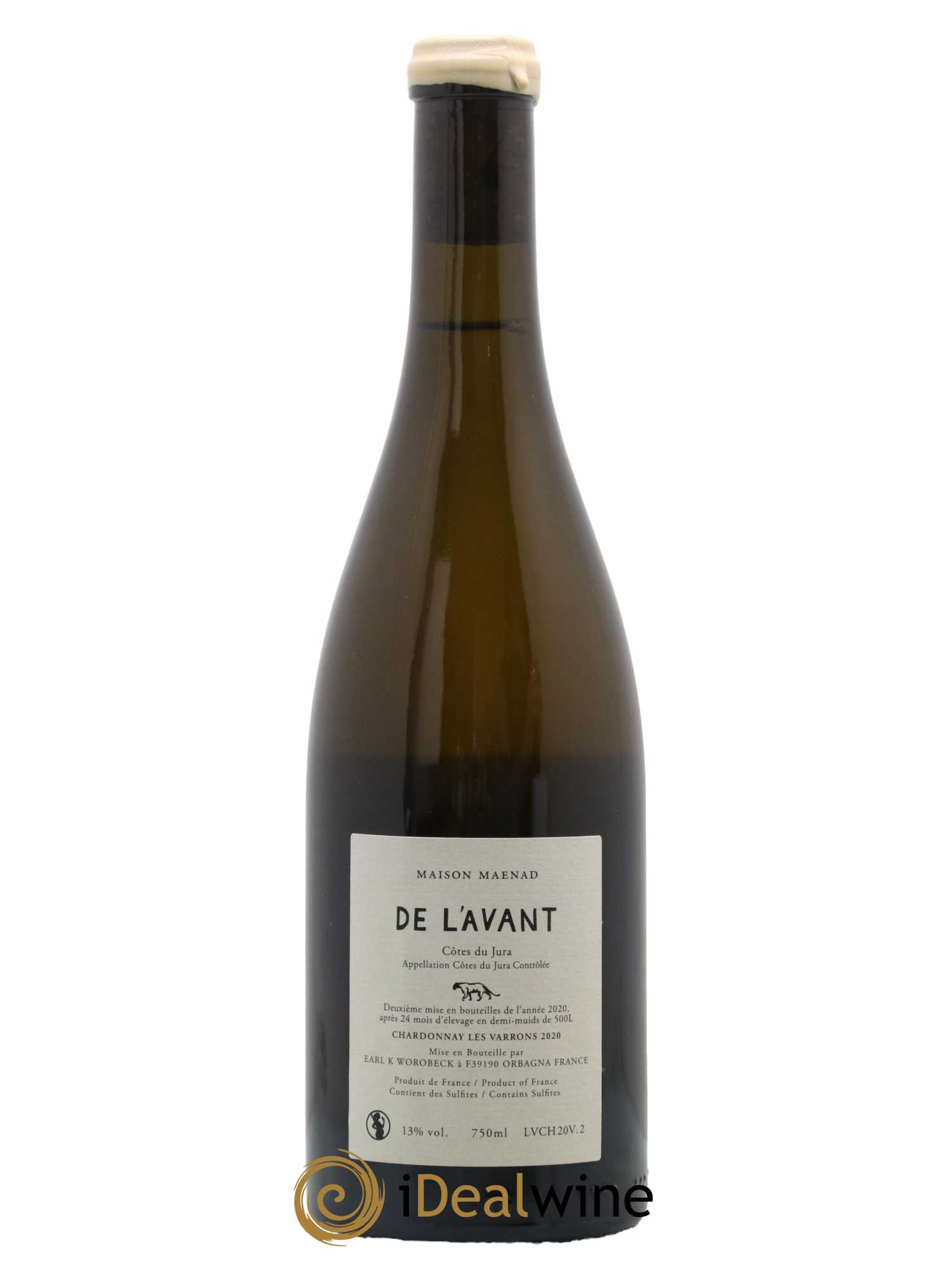Côtes du Jura De l'Avant Les Varrons Katie Worobeck Maison Maenad 2020 - Lot de 1 bouteille - 1