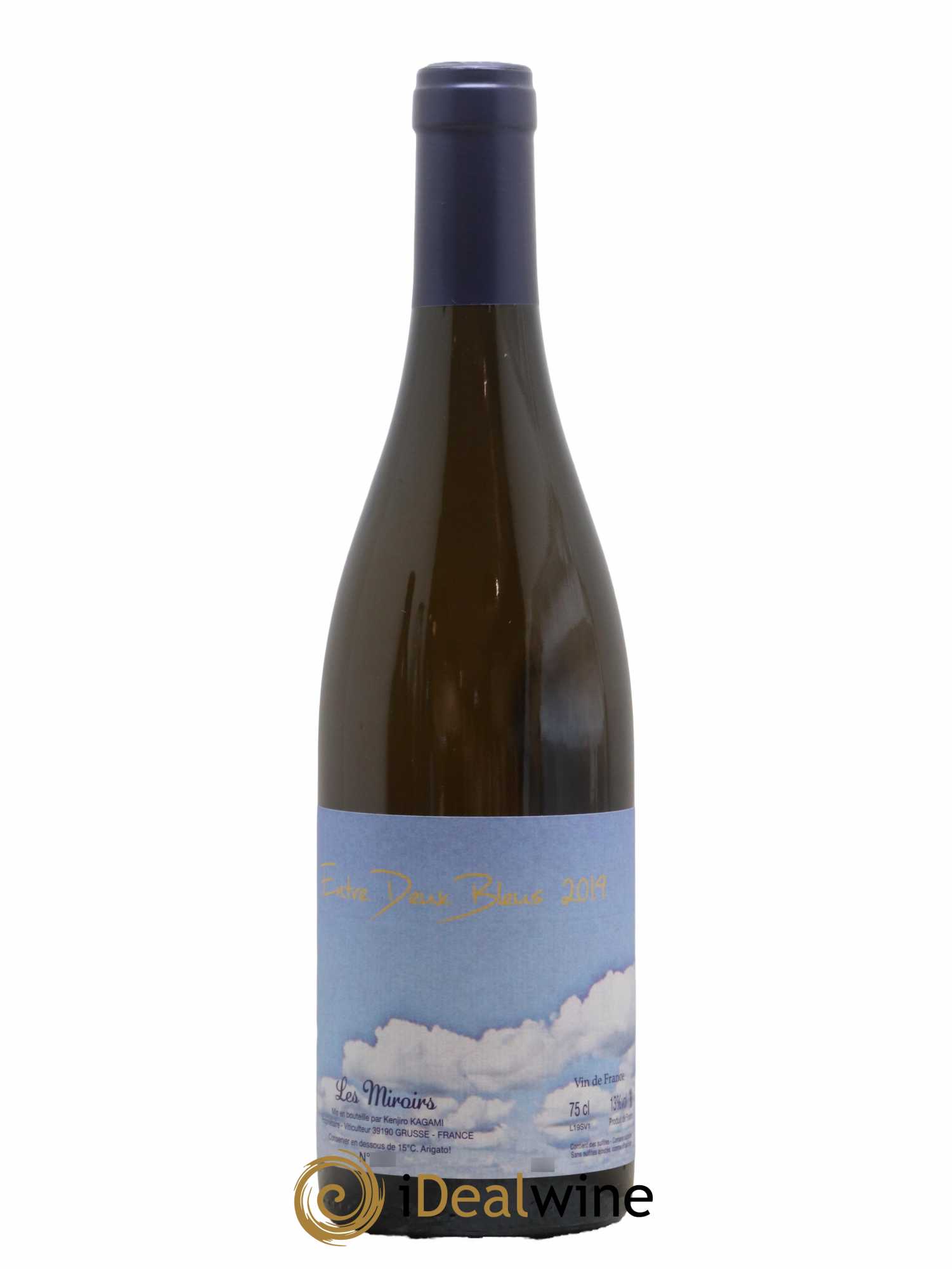 Vin de France Entre Deux Bleus Les saugettes Kenjiro Kagami - Domaine des Miroirs 2019 - Lot de 1 bouteille - 0