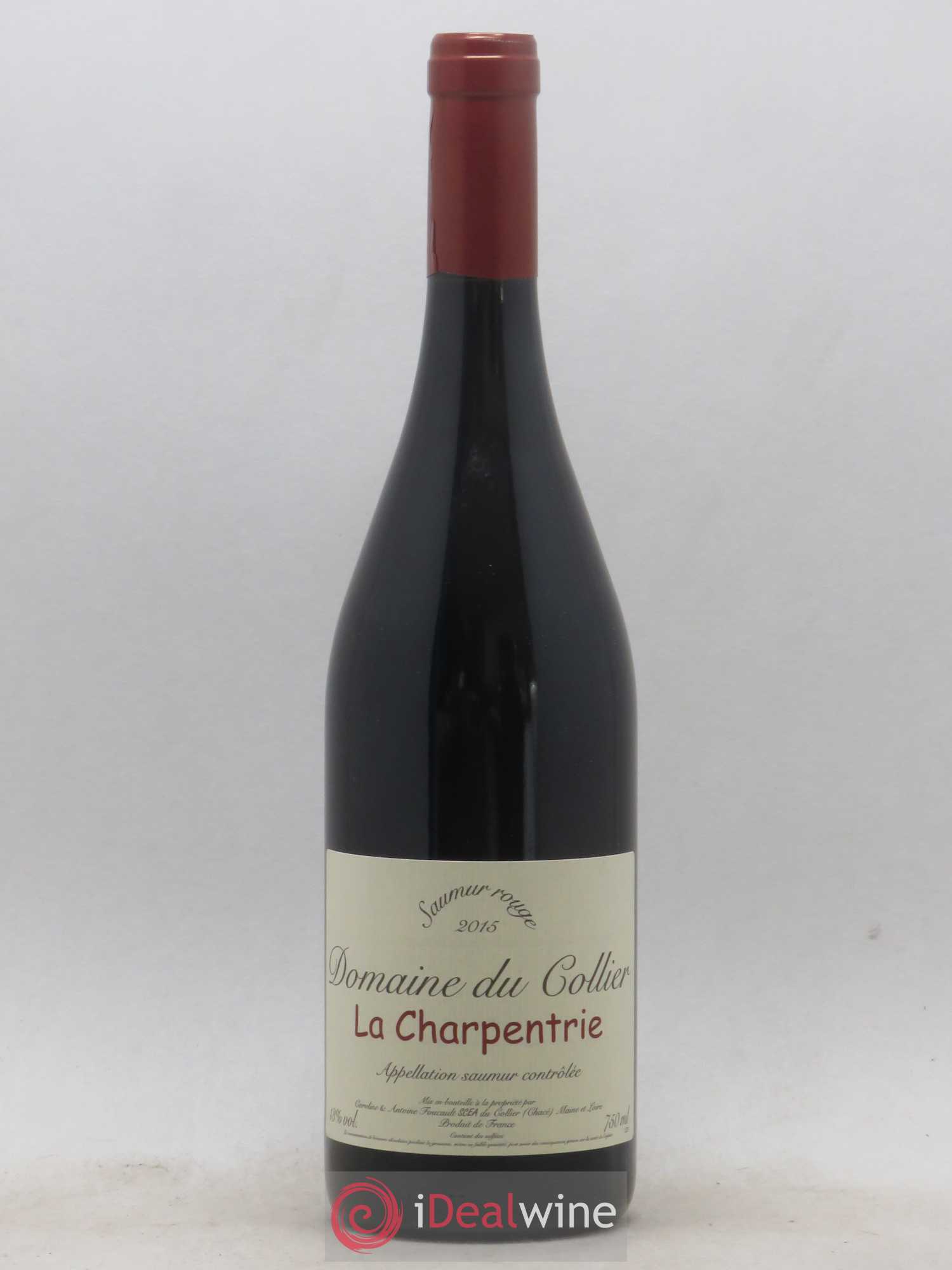 Saumur La Charpentrie Domaine du Collier 2015 - Lot de 1 bouteille - 0