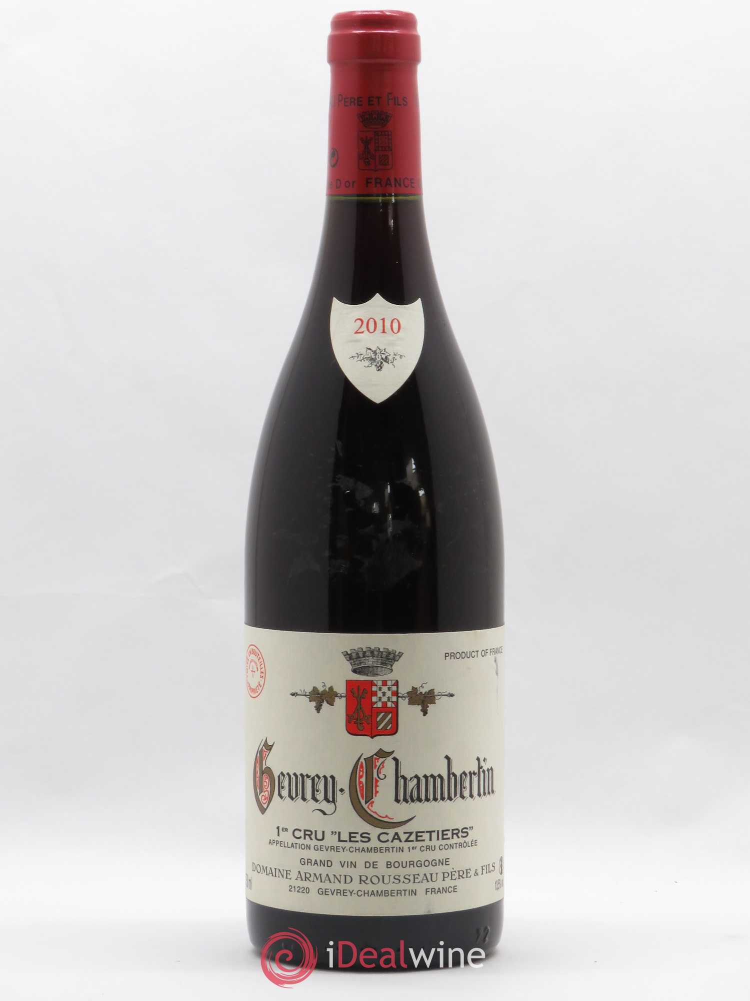 Gevrey-Chambertin 1er Cru Les Cazetiers Armand Rousseau (Domaine) 2010 - Lot de 1 bouteille - 0