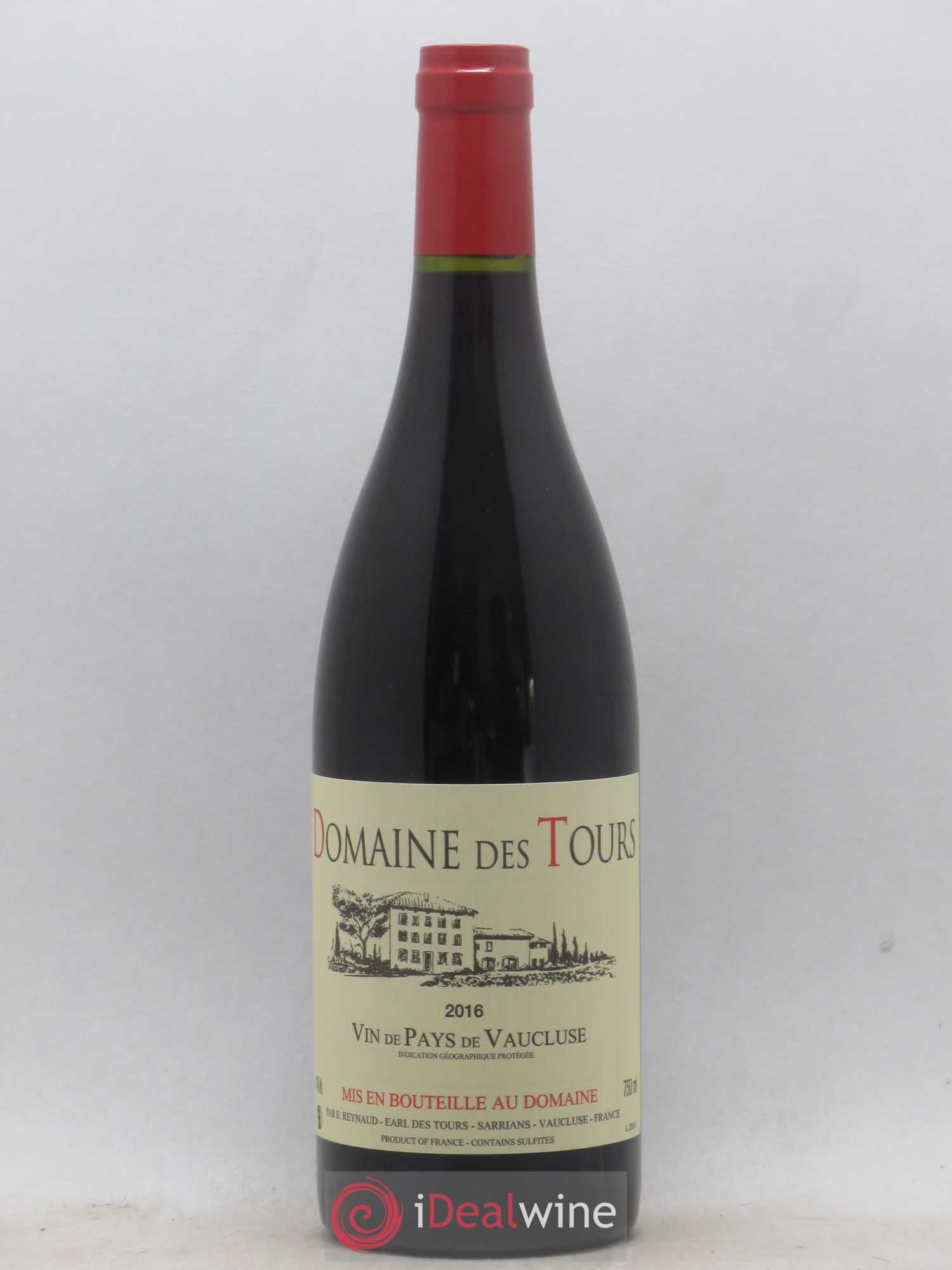 Vaucluse (Vin de Pays de Vaucluse) Domaine des Tours Emmanuel Reynaud 2016 - Posten von 1 Flasche - 0