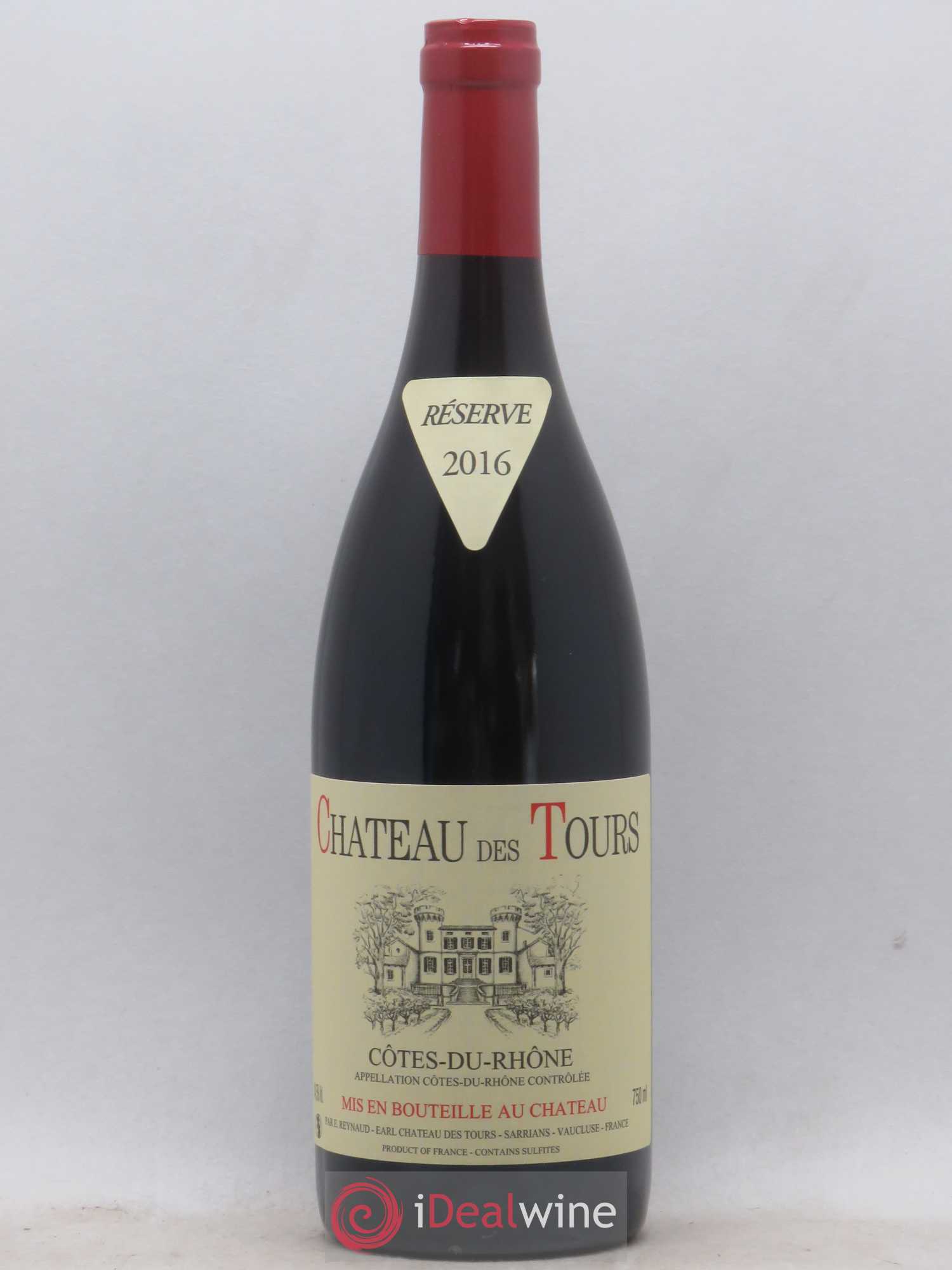 Côtes-du-Rhône Château des Tours Emmanuel Reynaud 2016 - Lot de 1 bouteille - 0
