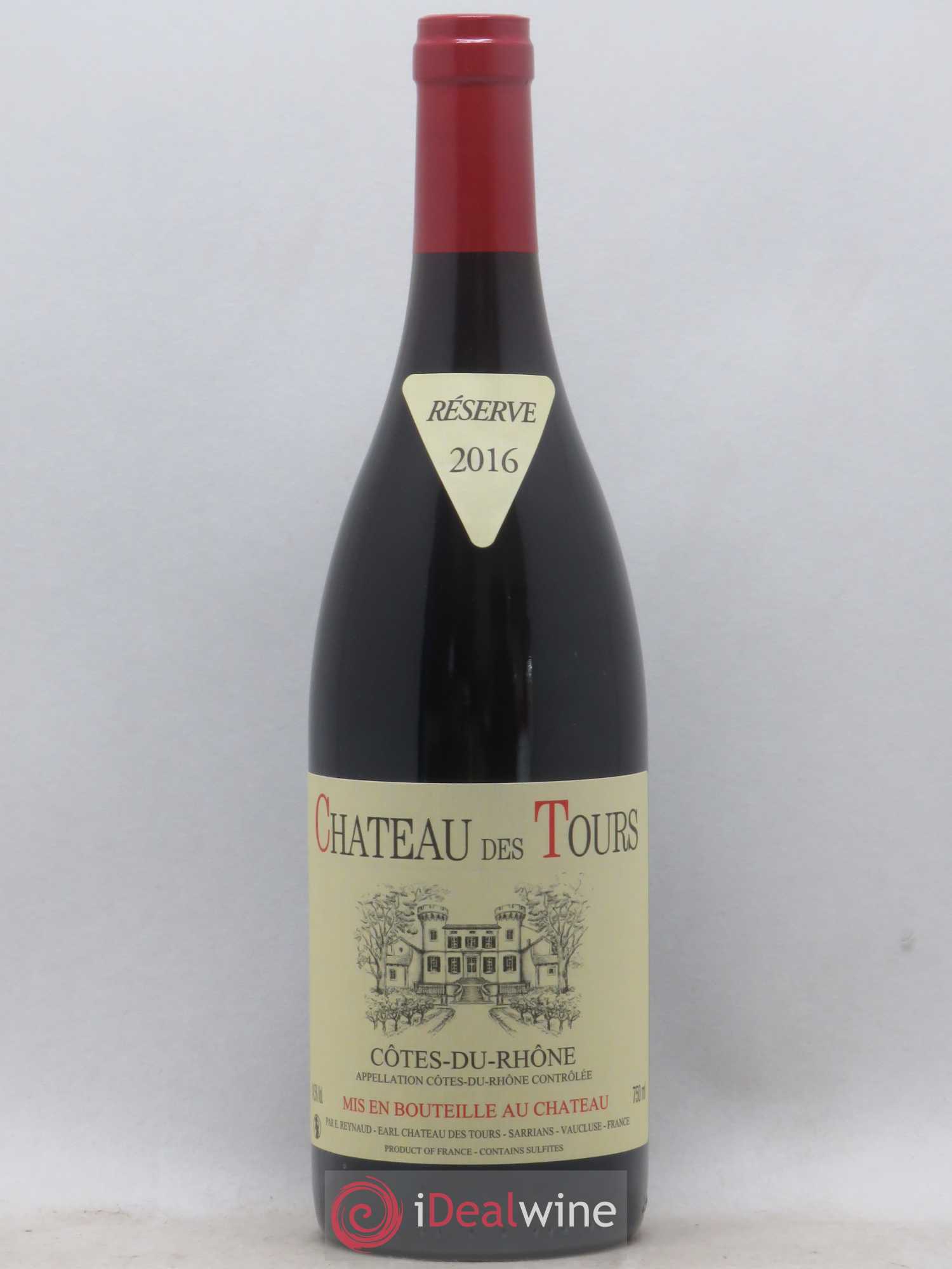 Côtes-du-Rhône Château des Tours Emmanuel Reynaud 2016 - Lot de 1 bouteille - 0