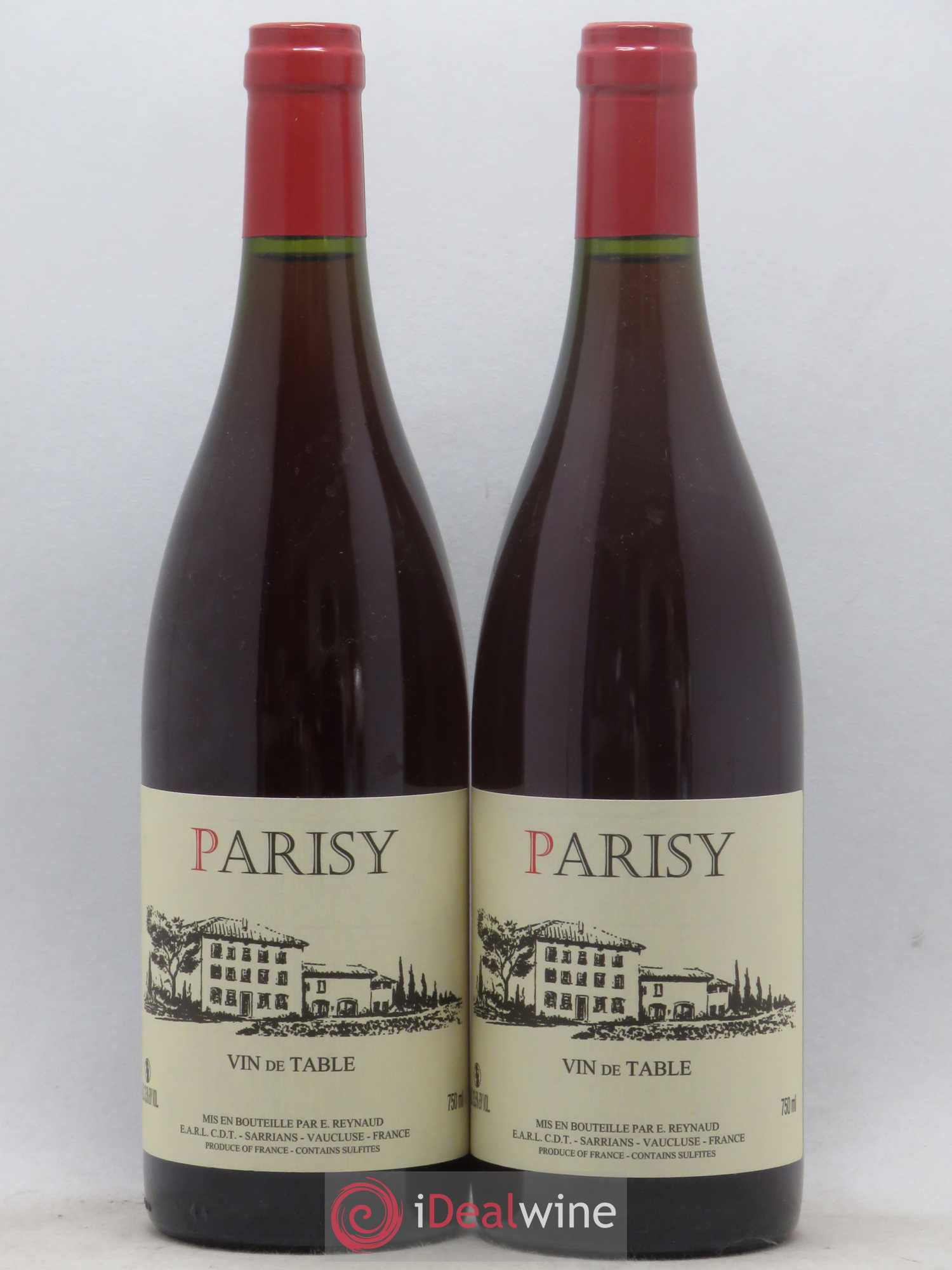 Vin de Table Parisy Emmanuel Reynaud - Posten von 2 Flaschen - 0