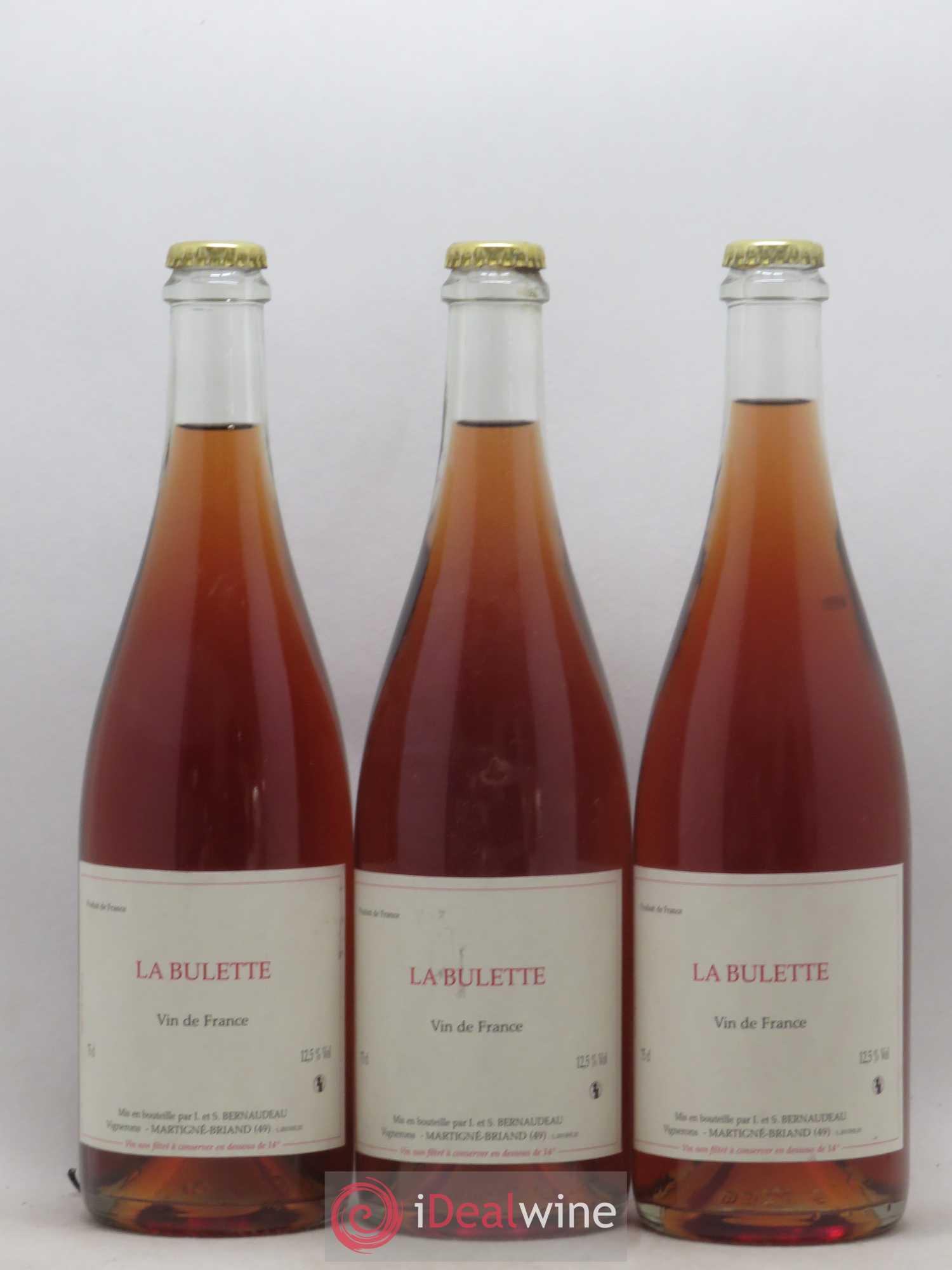 Vin de France La Bullette Stéphane Bernaudeau 2013 - Lot de 3 bouteilles - 0