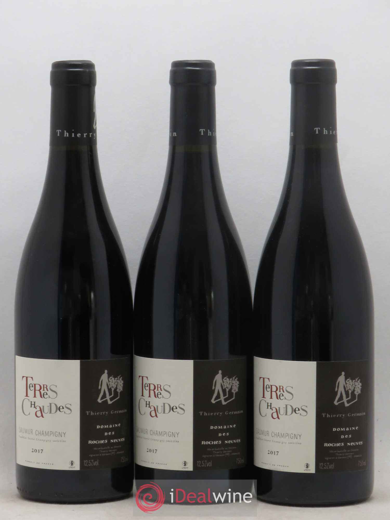 Saumur-Champigny Terres Chaudes Domaine des Roches Neuves - Thierry Germain 2017 - Lot de 3 bouteilles - 0