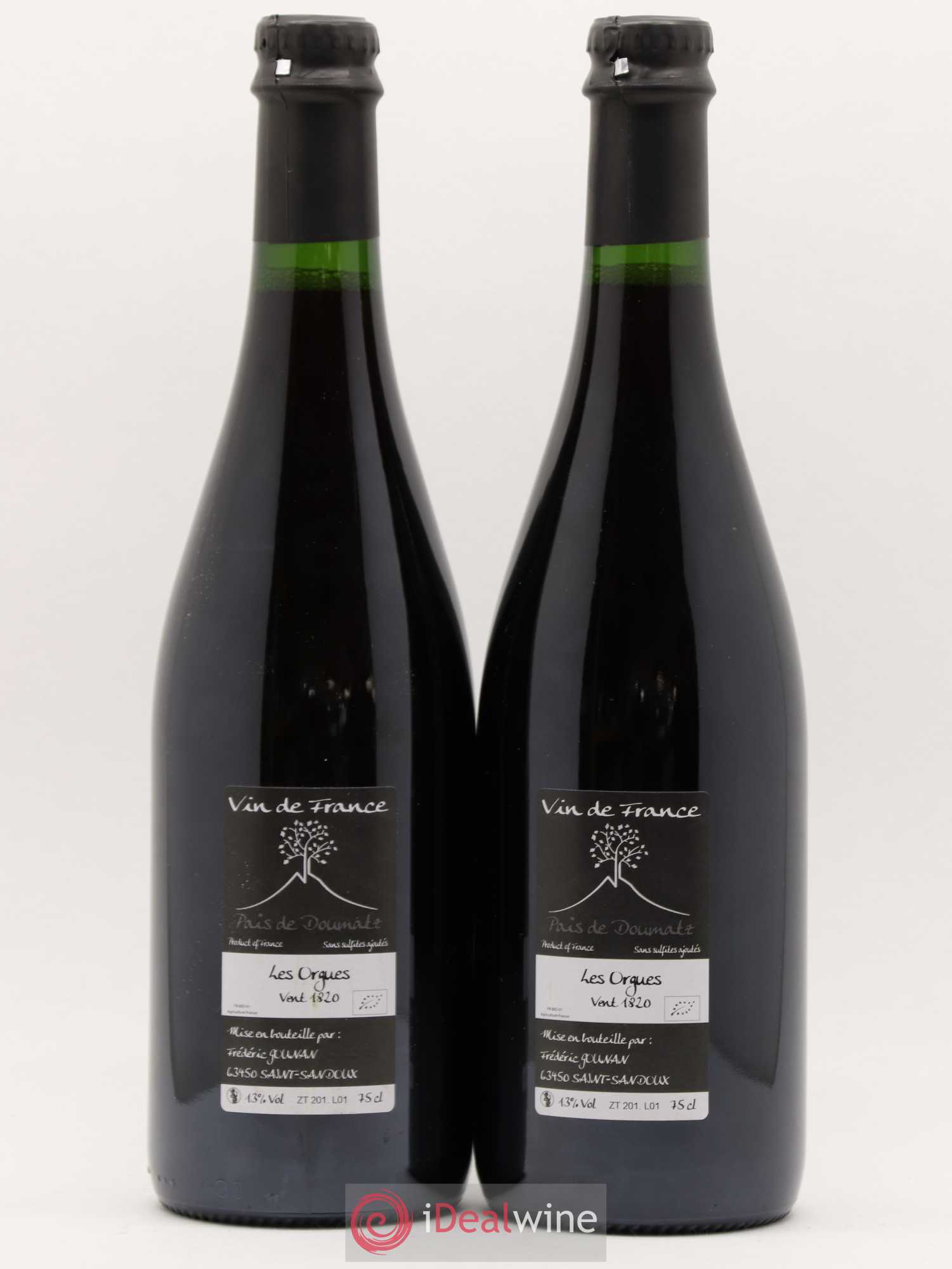Vin de France Les Orgues Vignoble de l'Arbre Blanc 2018 - Lot de 2 bouteilles - 1