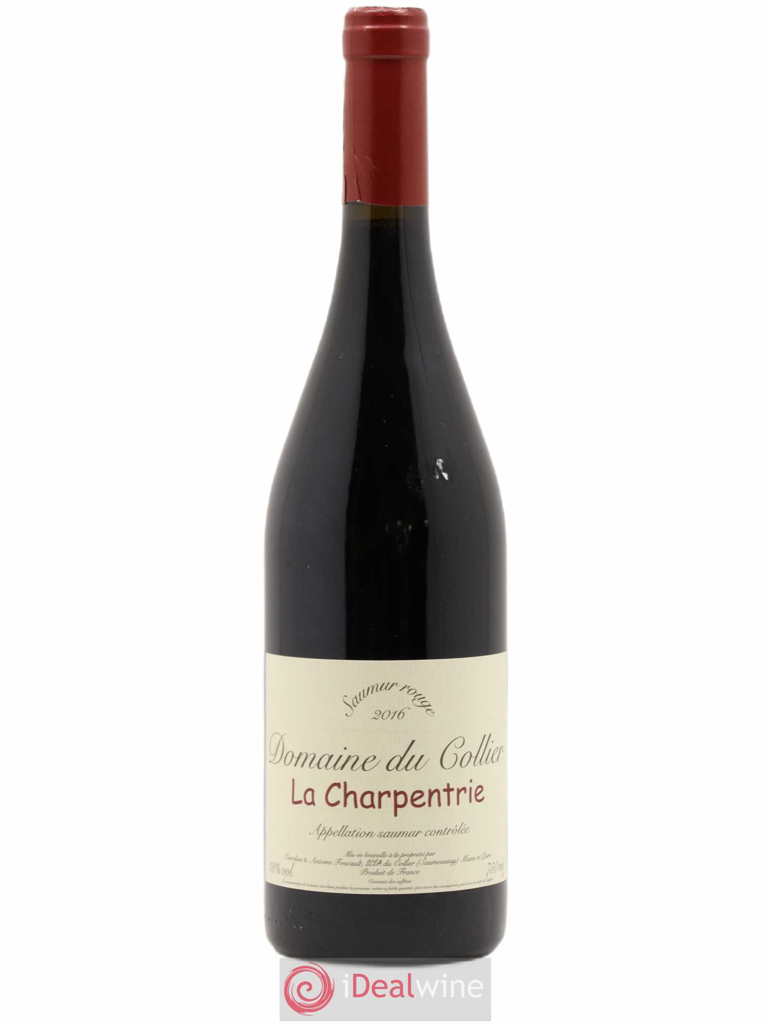 Saumur La Charpentrie Domaine du Collier 2016 - Lot de 1 bouteille - 0