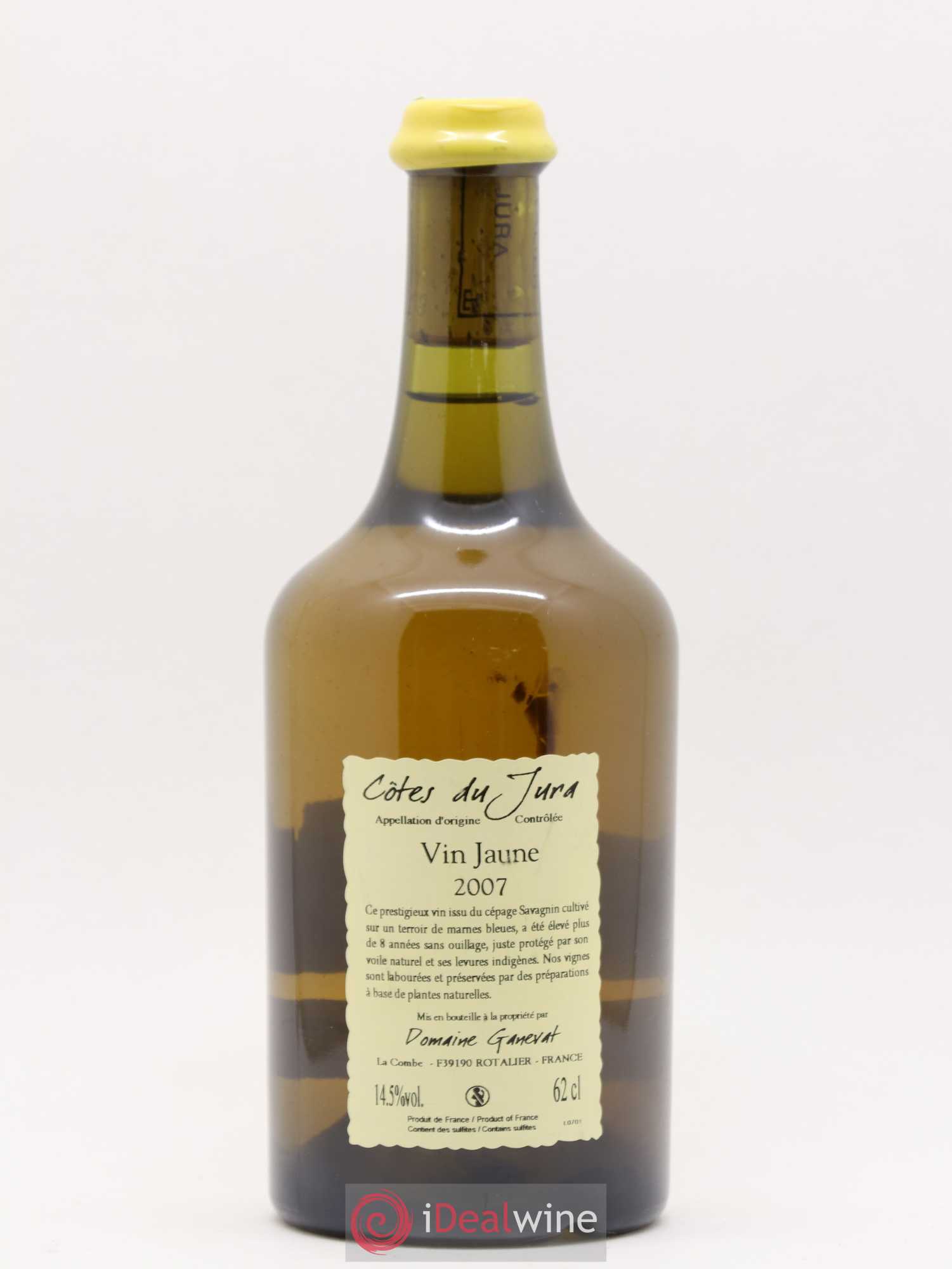 Côtes du Jura Vin Jaune Jean-François Ganevat (Domaine) 2007 - Lot de 1 bouteille - 1